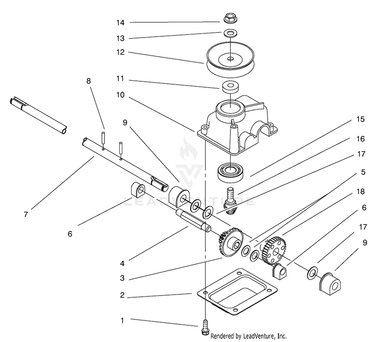 Gearcase Assembly