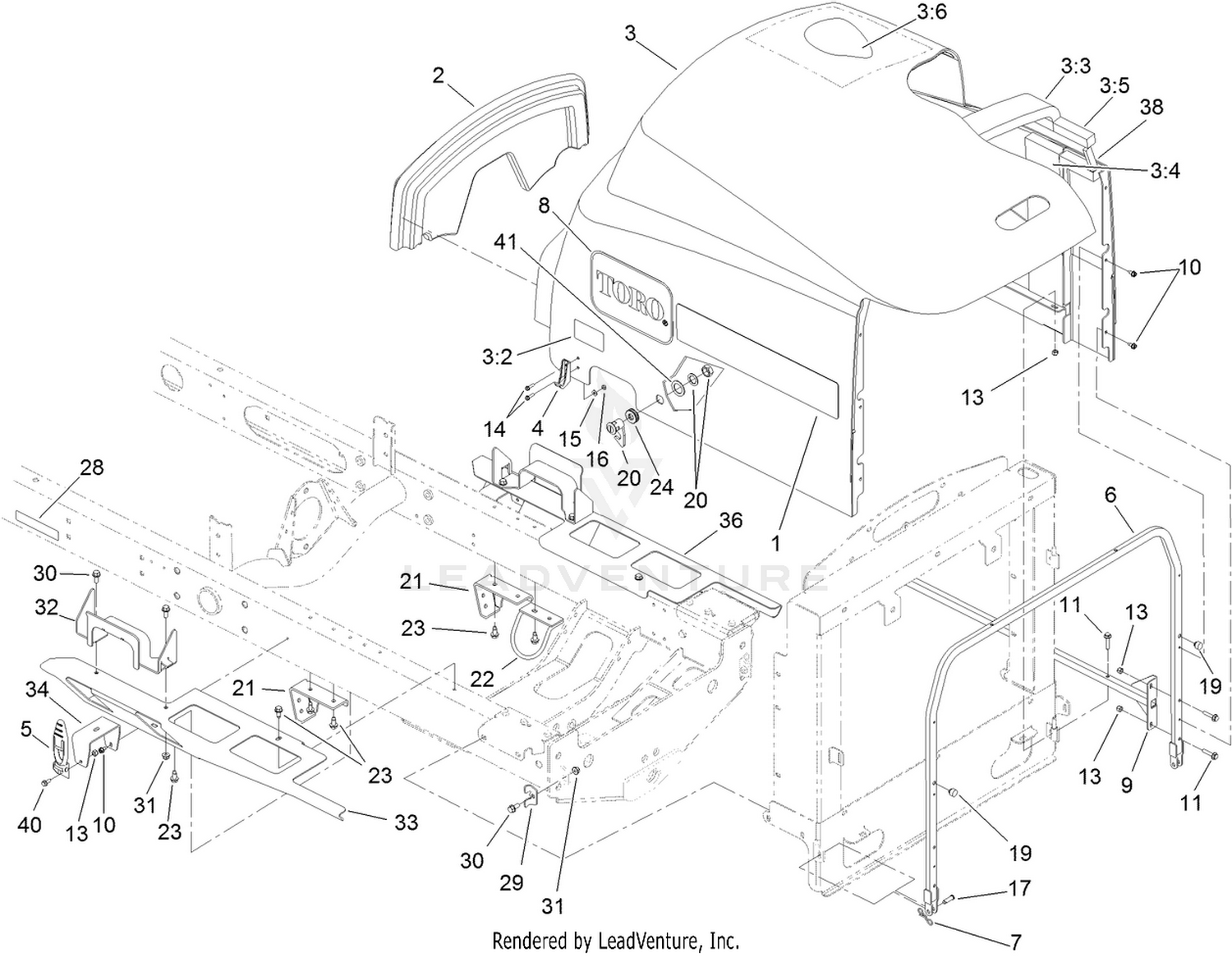Hood and Body Panel Assembly