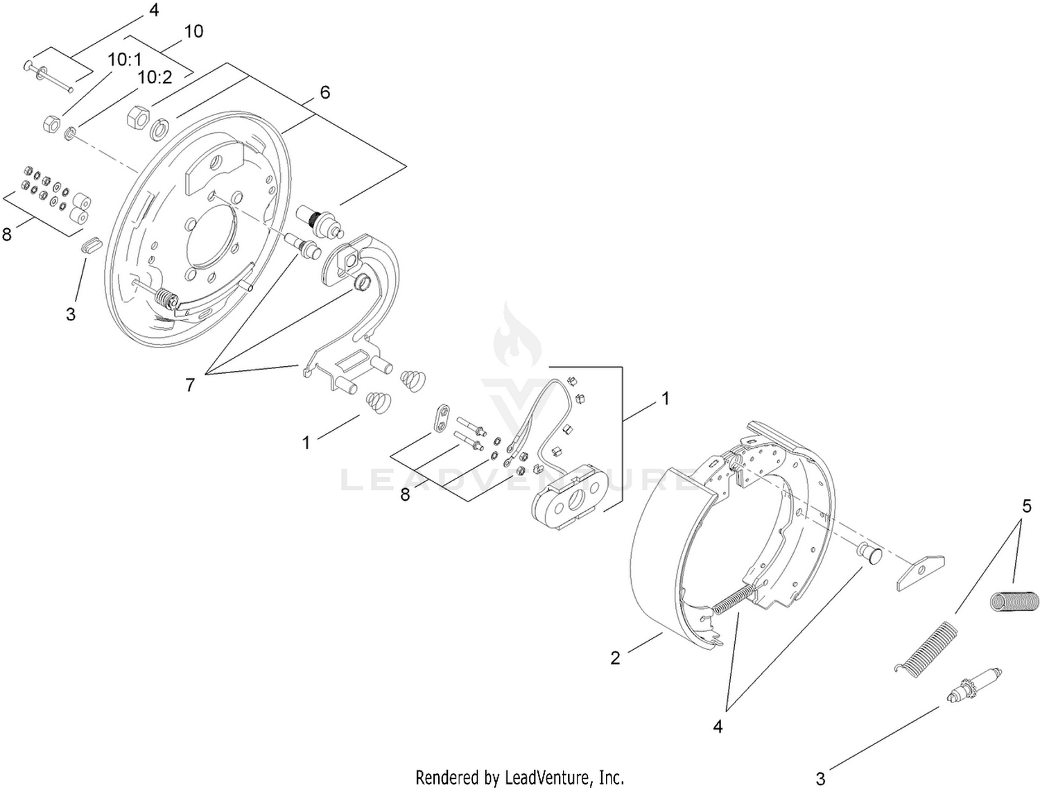 RH Brake Assembly No. 120-0819