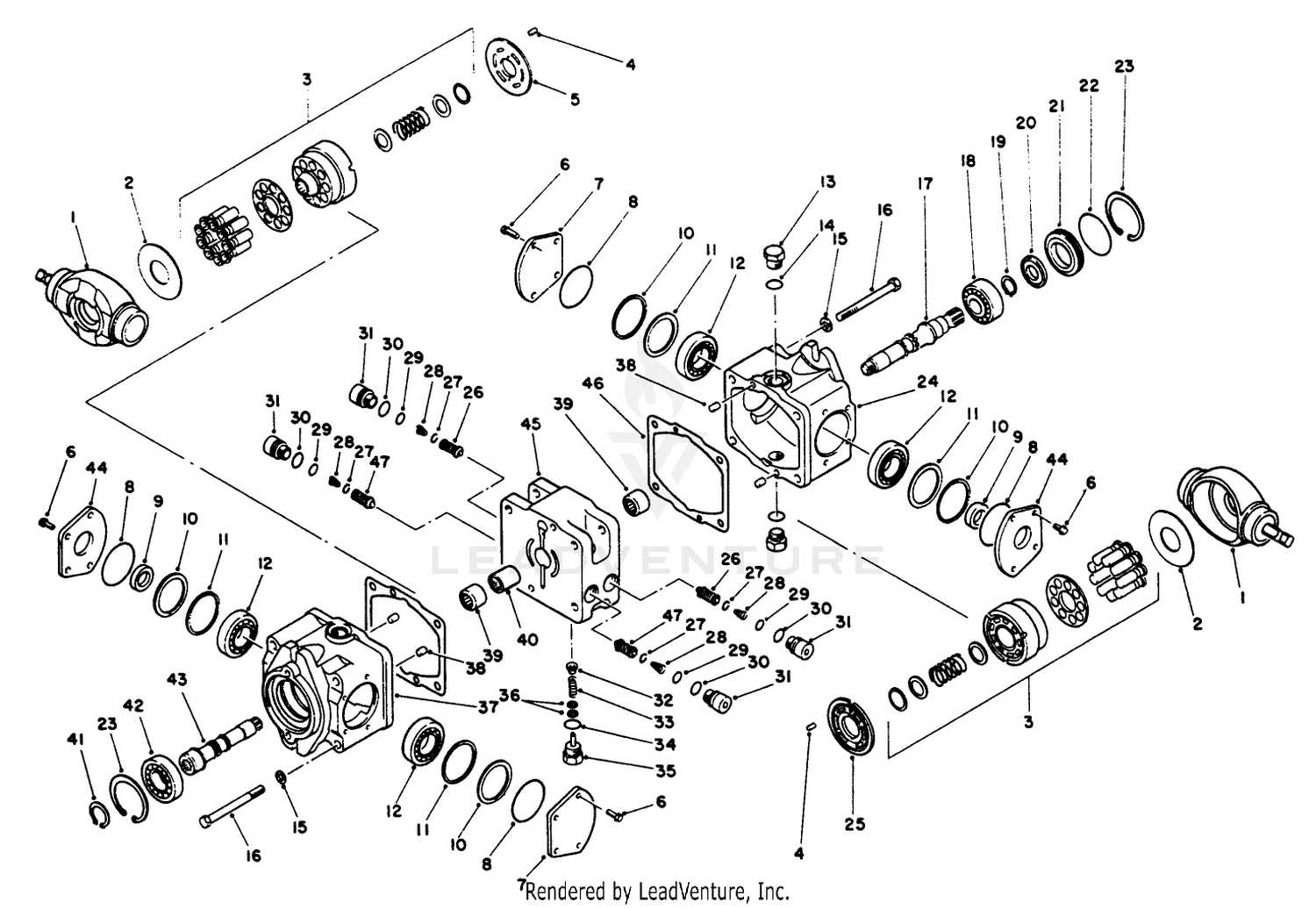 Tandem Pump Assembly No. 82-5100