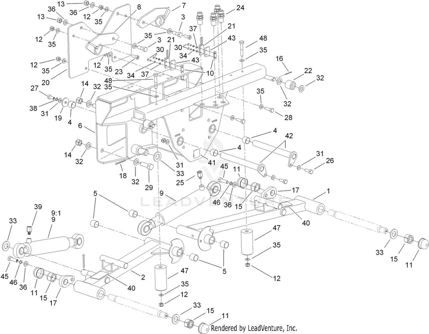 Front Lift Arm Assembly
