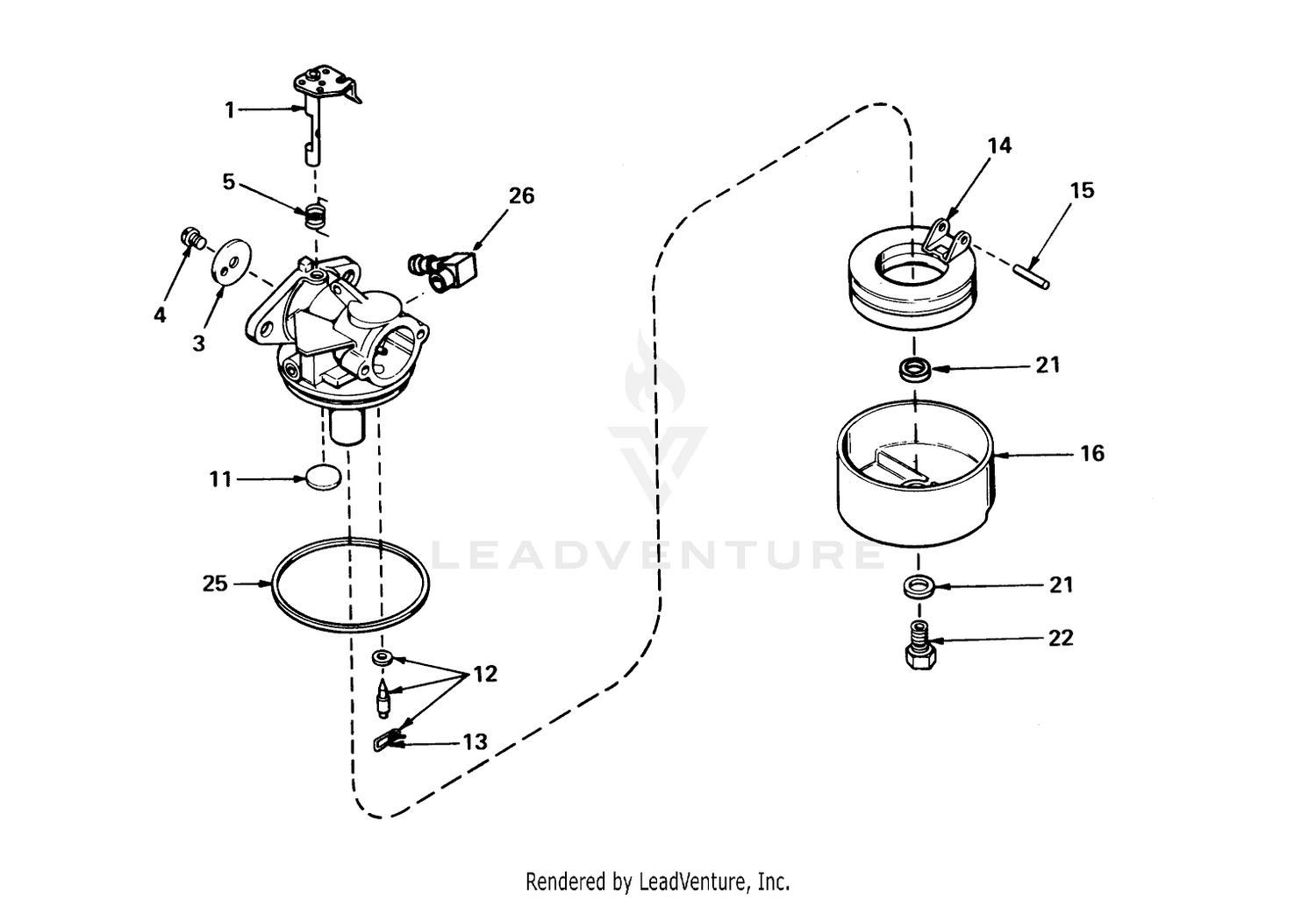 Carburetor No. 631784a