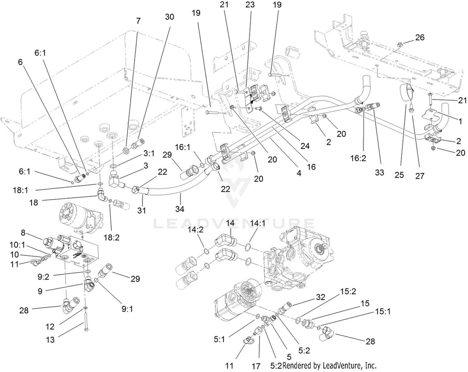 Hydraulic Pump and Filter Assembly 2