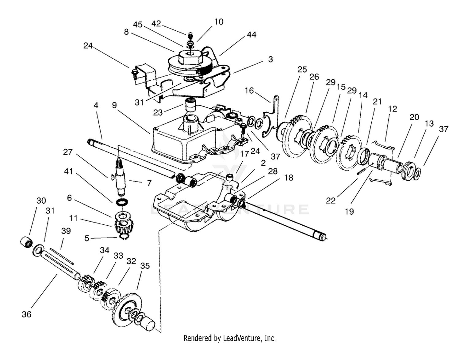 Gear Case Assembly No. 74-1861