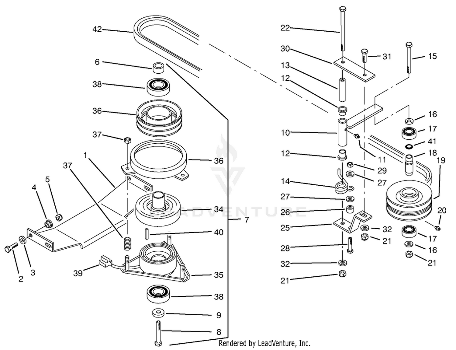Pto Electric Clutch  Drive Assembly