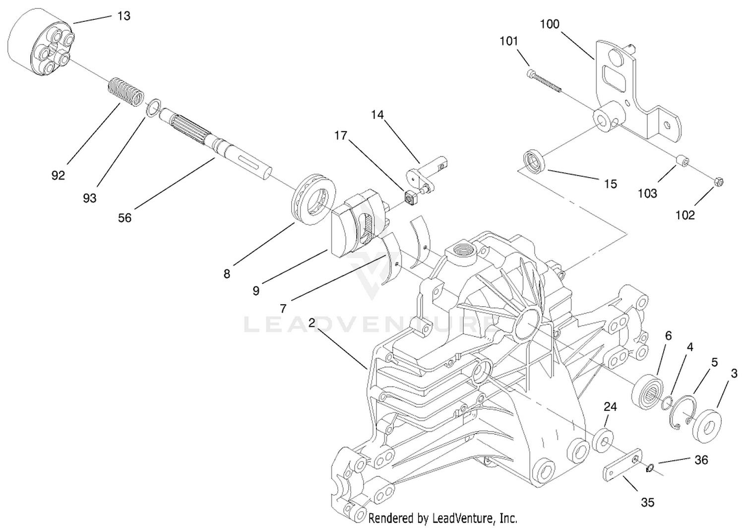 Hydro Transaxle Assembly 2