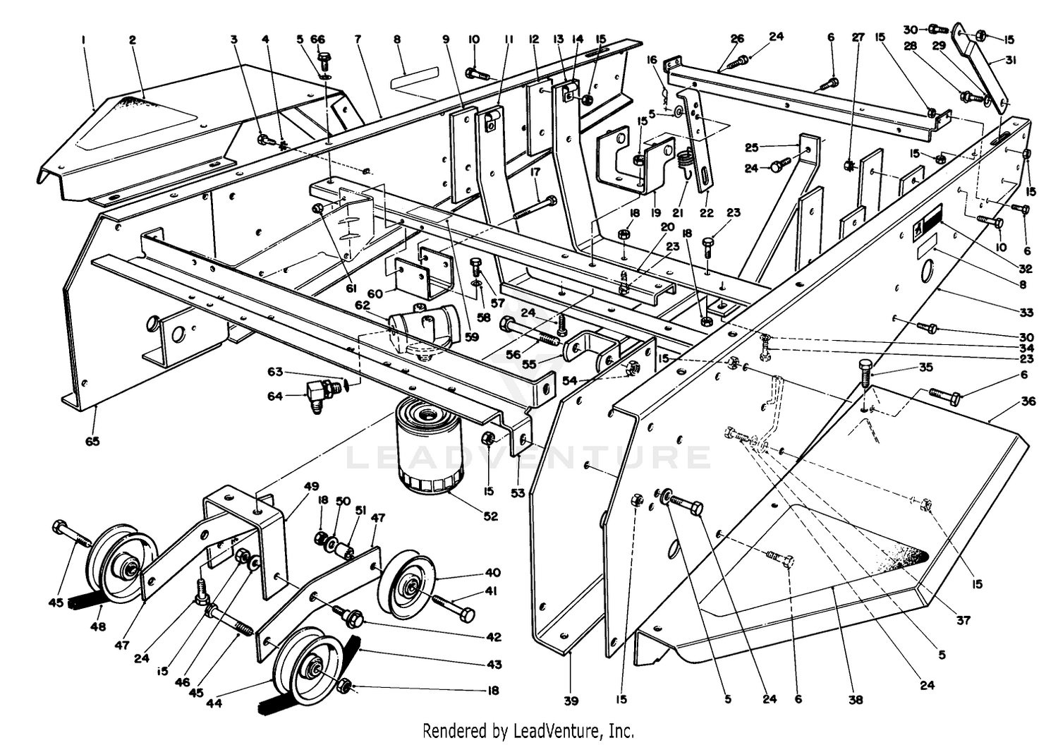 Frame  Jackshaft Assembly