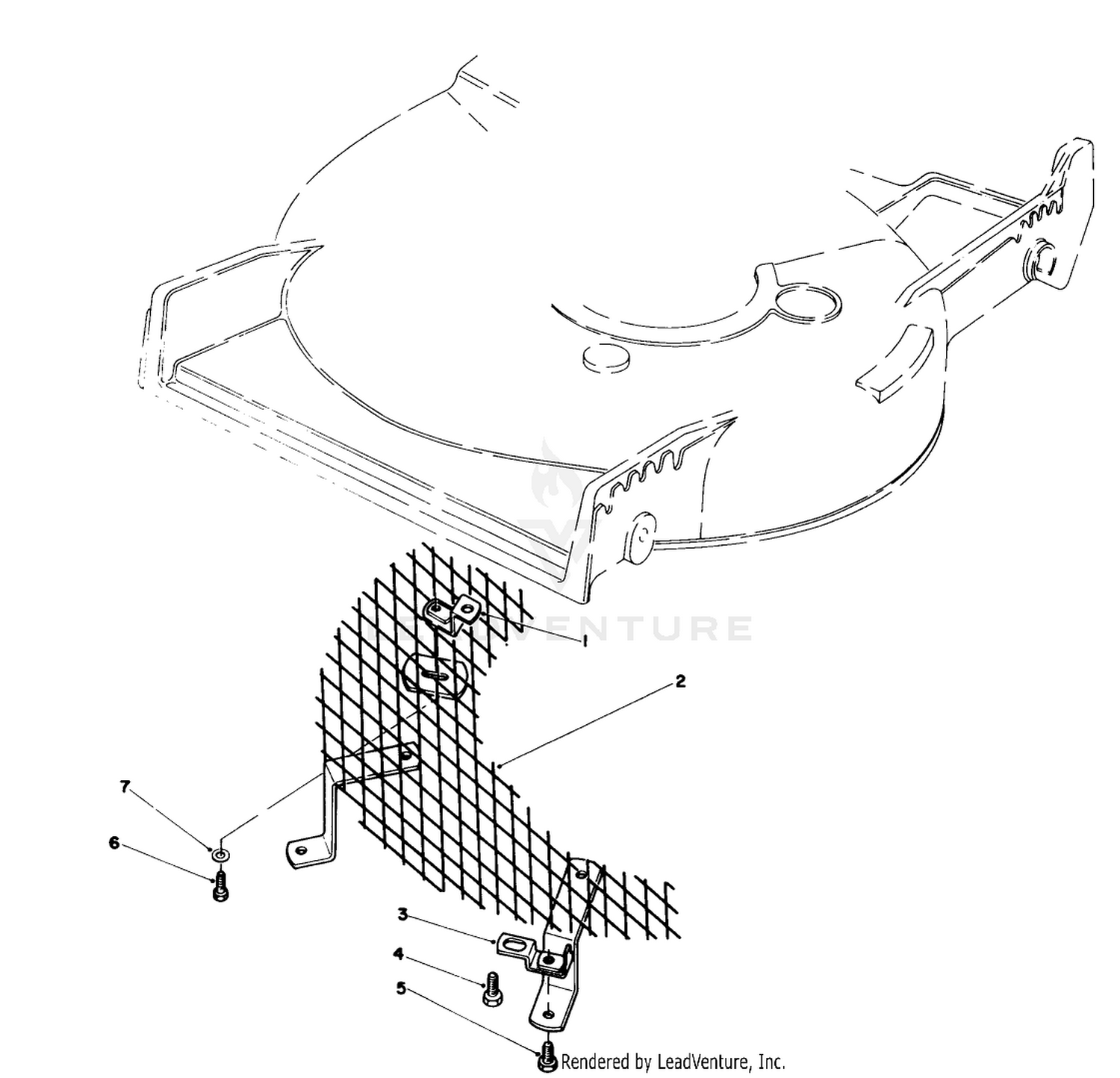 Leaf Shredder Kit Model No. 59157 (optional)