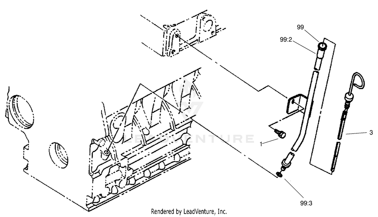 Dipstick and Guide Assembly