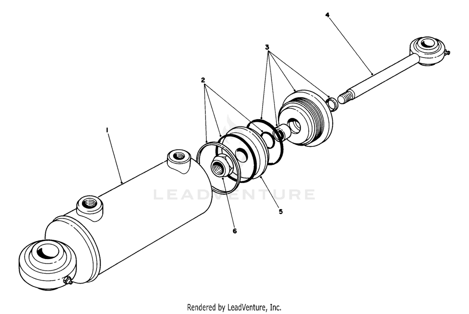 HYDRAULIC CYLINDER NO. 76-2070