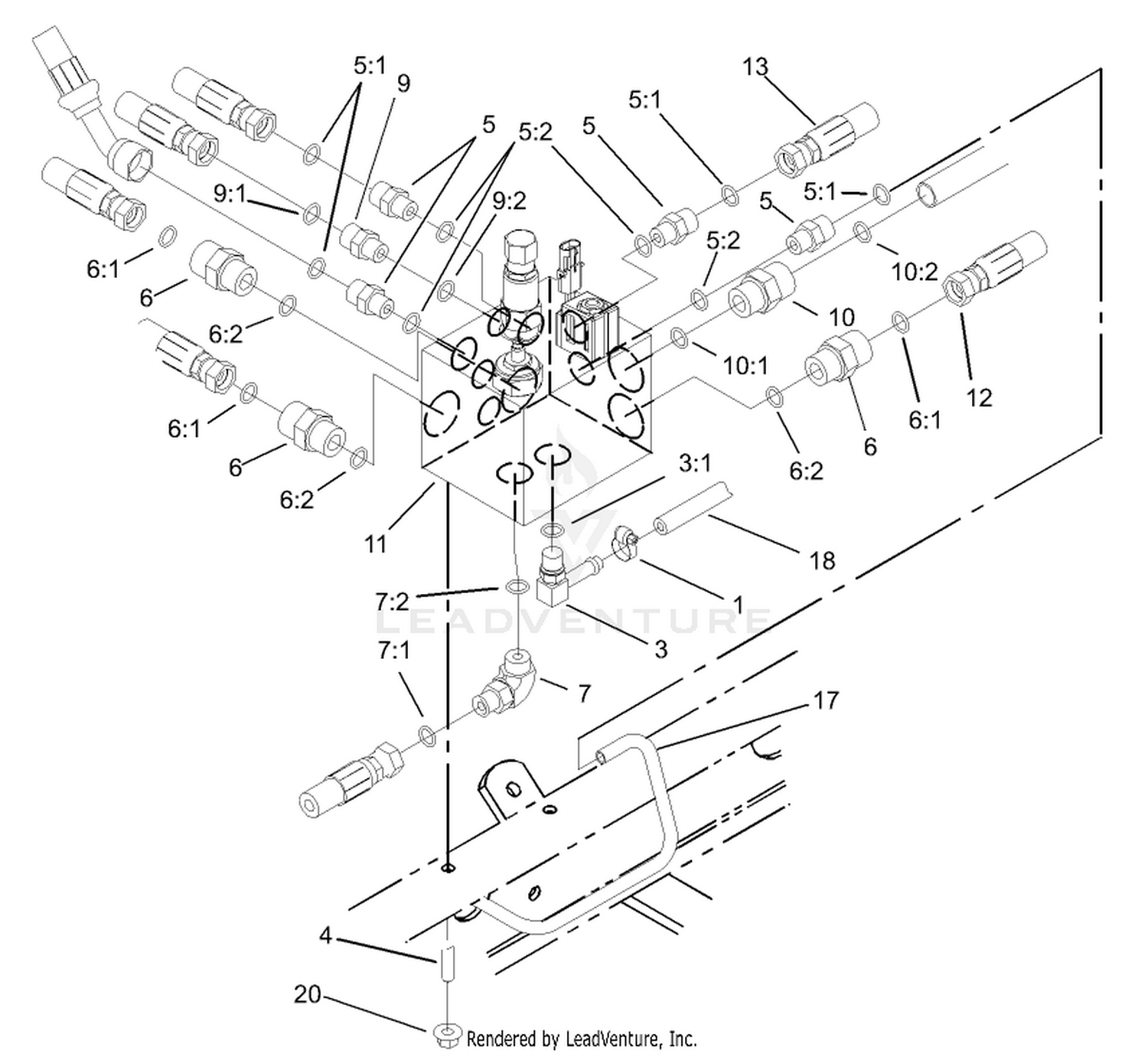 Manifold Block Installation Assembly