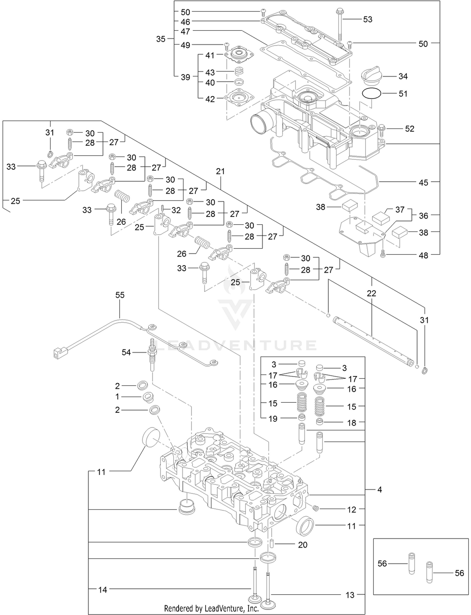 Cylinder Head and Cover Assembly