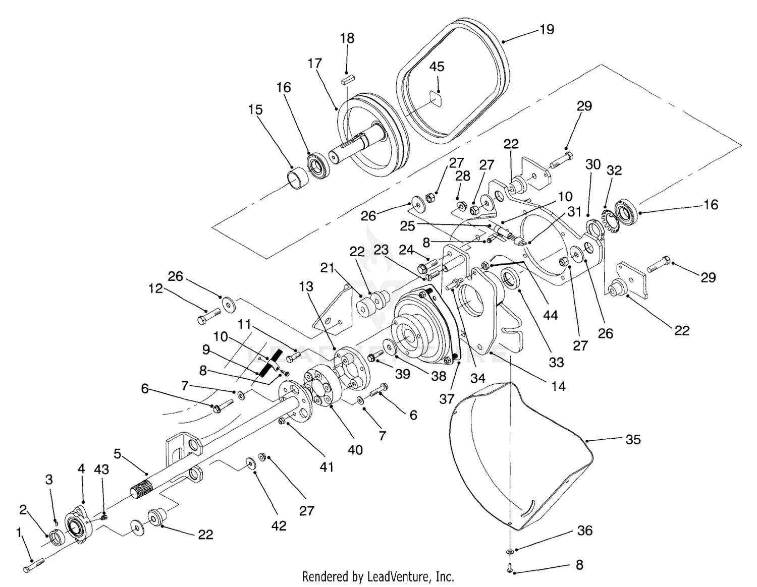 Pto Shaft  Clutch Assembly