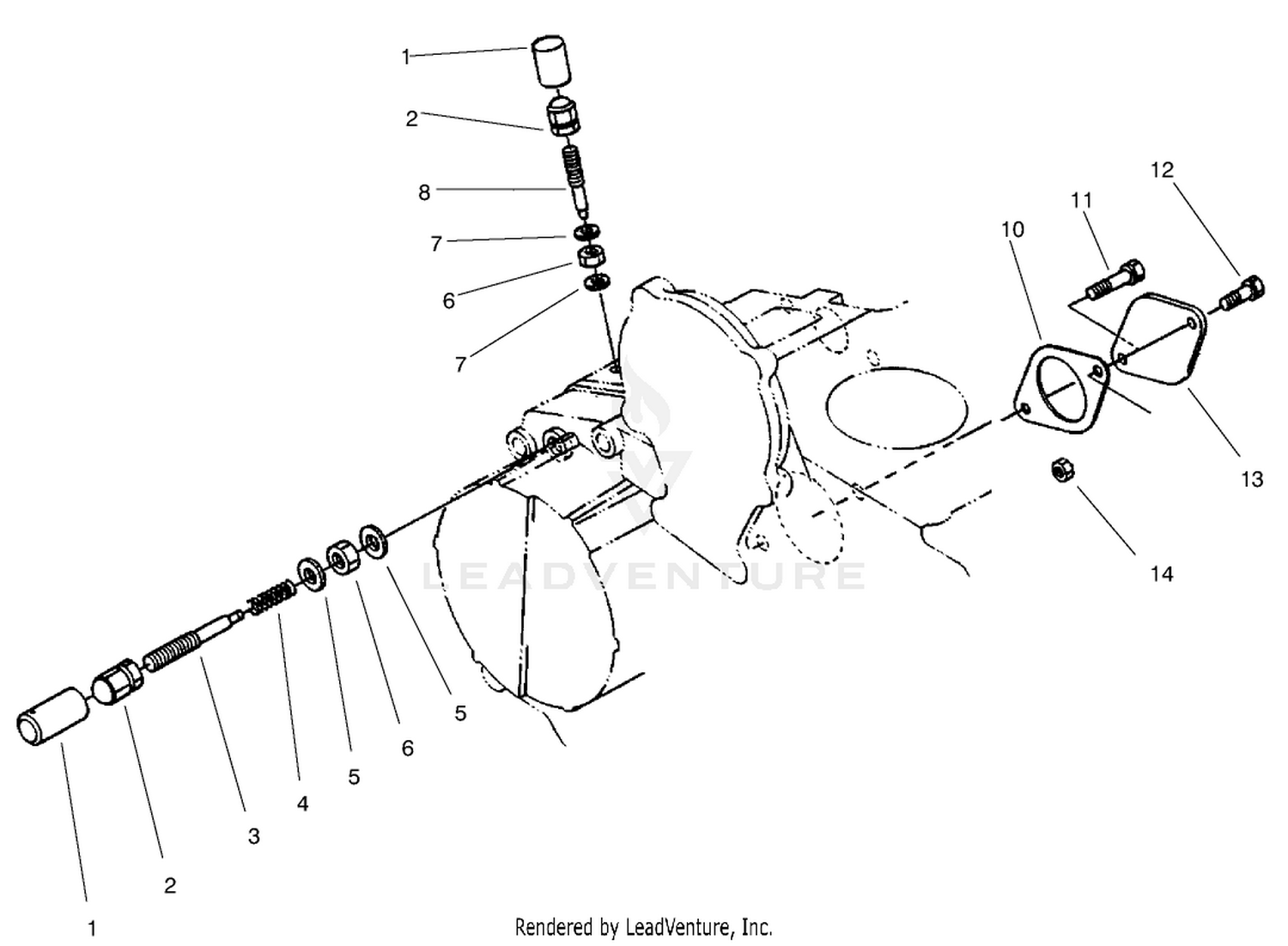Engine Stop Lever Asm