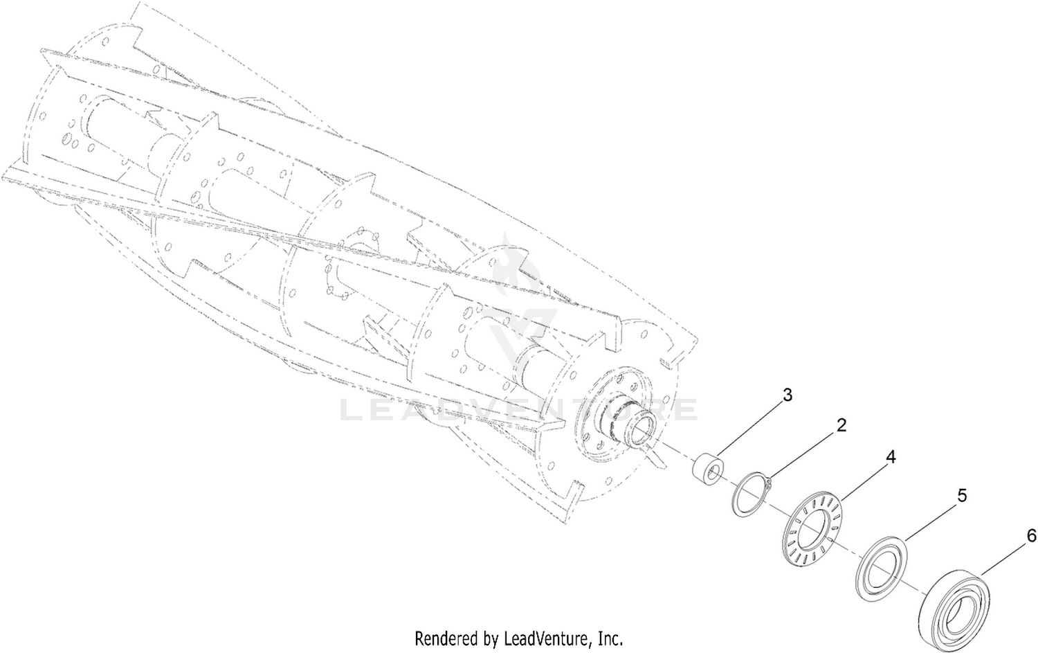 Optional 7in EdgeSeries+ 22in Fairway, 5 Blade Radial Reel Assembly No. 137-8444