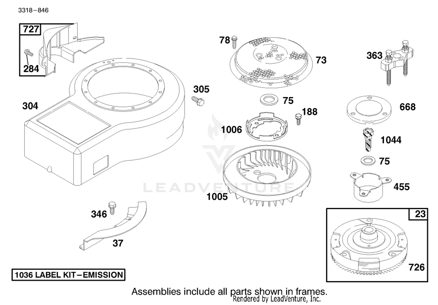 Engine Briggs  Stratton Model 28n707-0631-A1 7