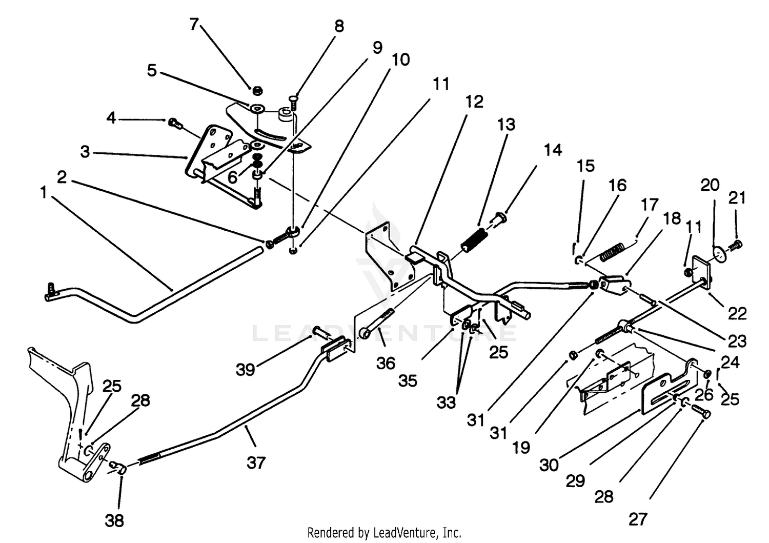 Brake And Hydro Linkage