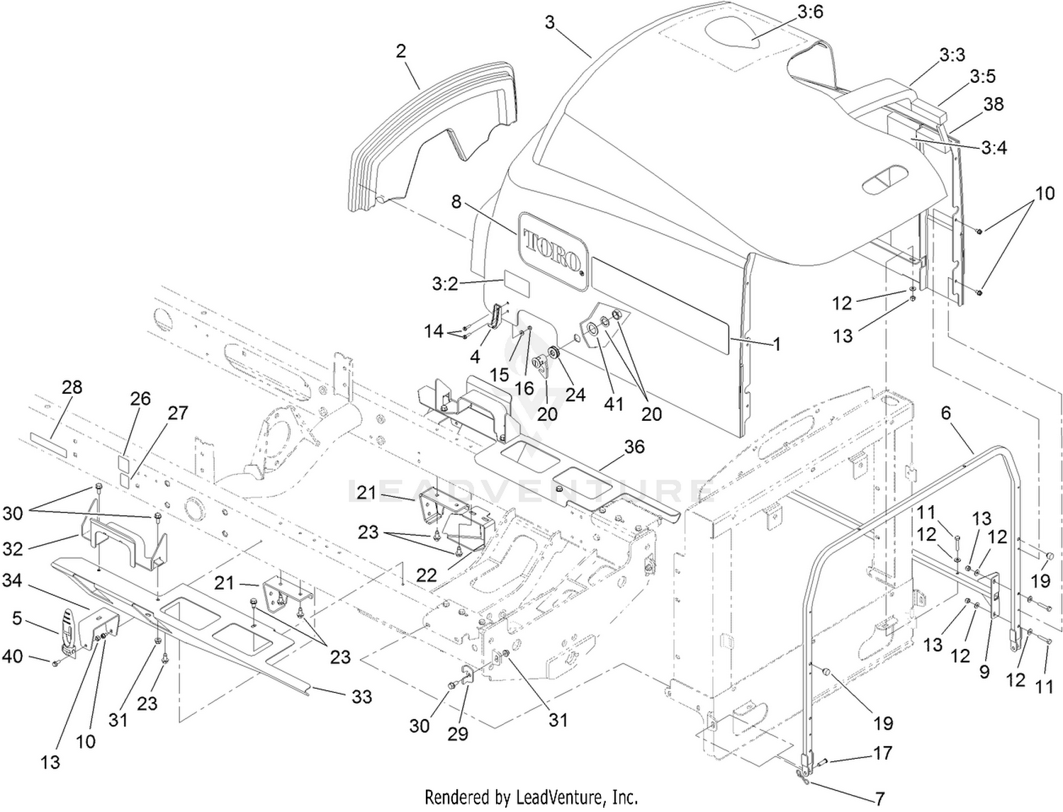 Hood and Body Panel Assembly