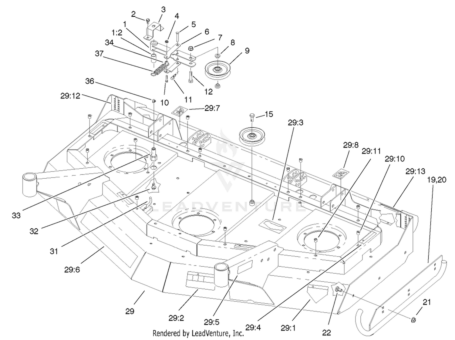 Idler and Skid Assembly