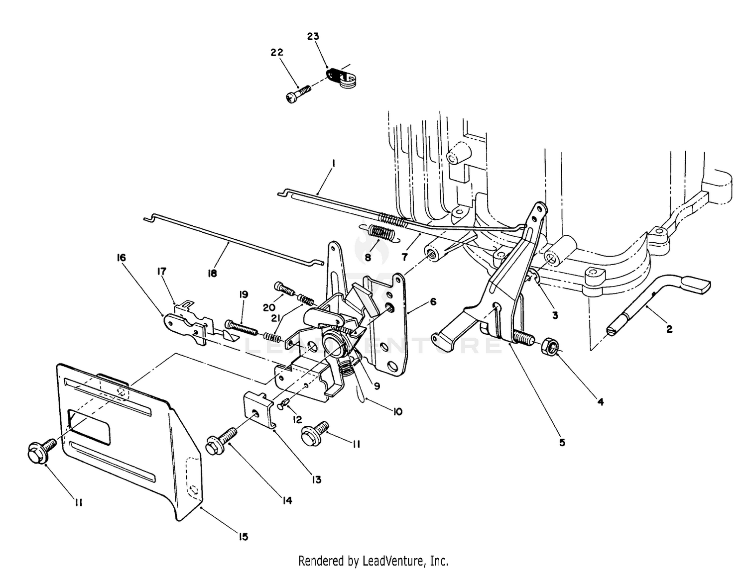 Governor Assembly (engine Model No. Vmk9-3)