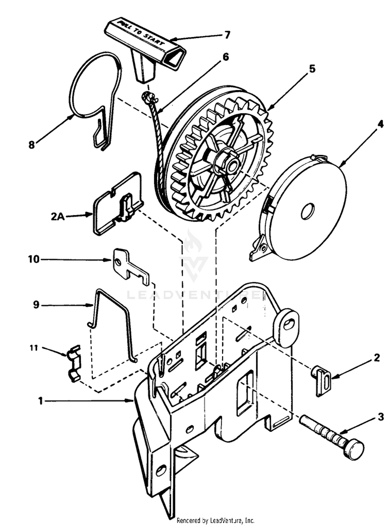 Rewind Starter No. 590531