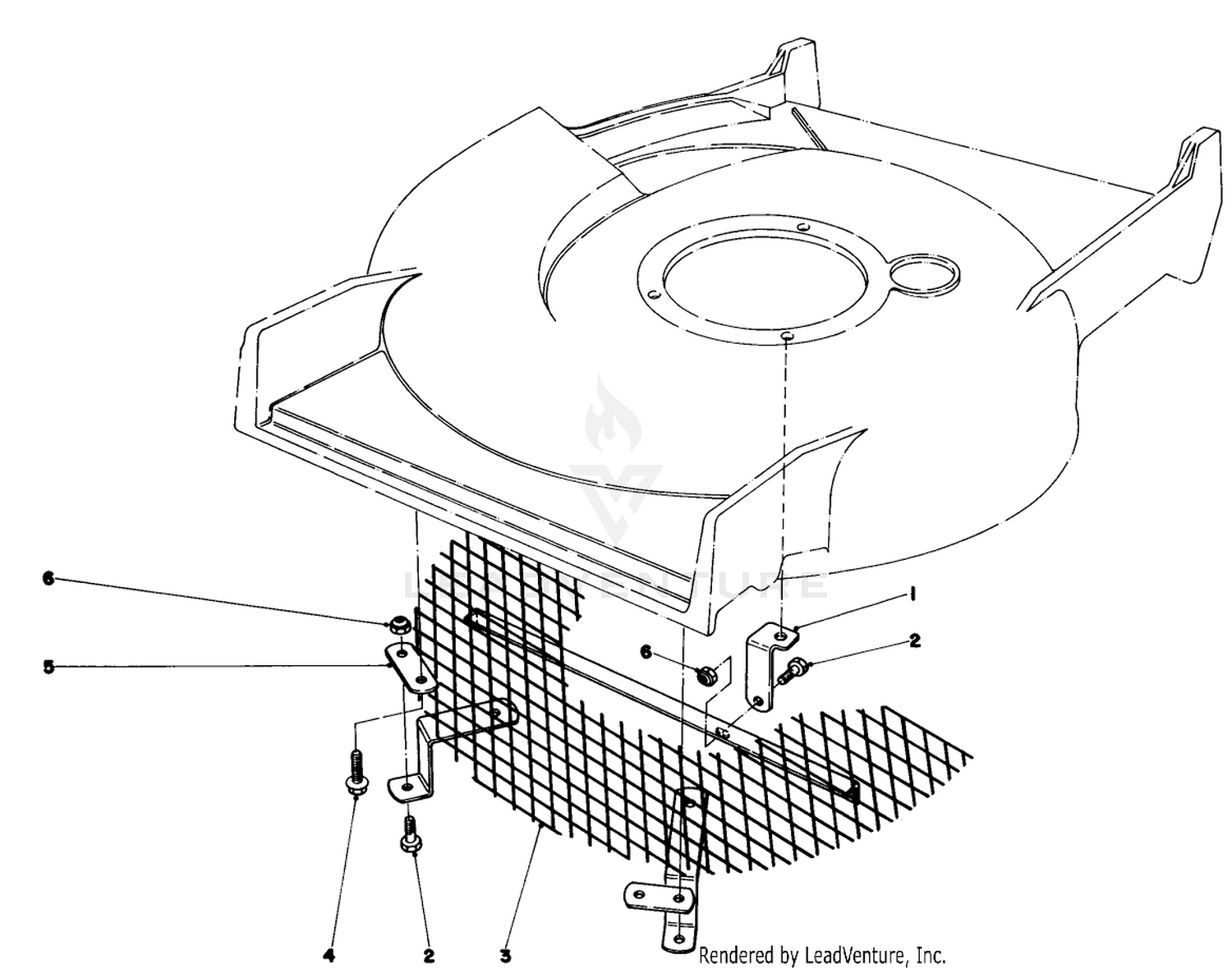 Leaf Shredder Kit No. 59105 (optional)