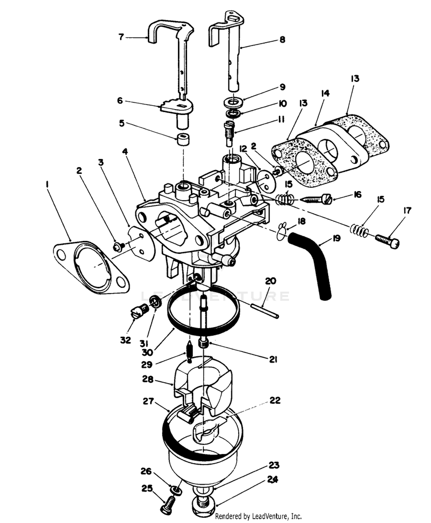 Carburetor Assembly (model No Vmj8)