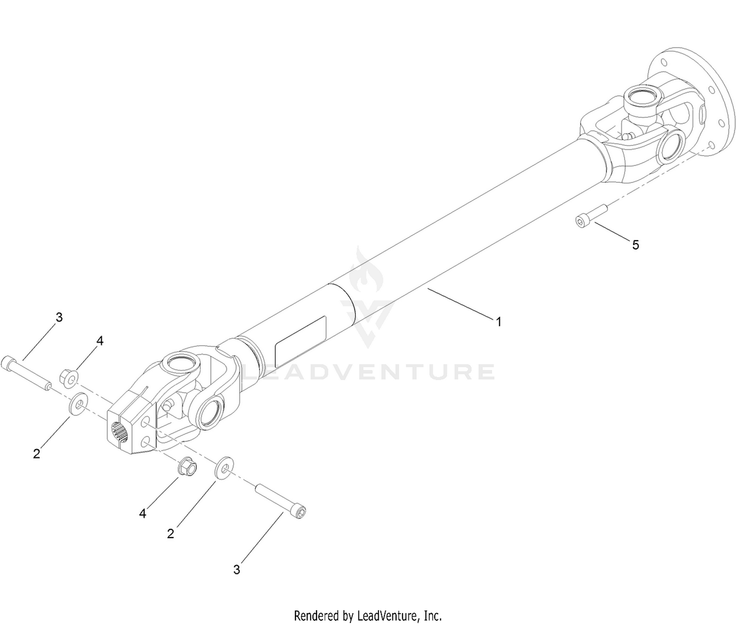 Driveshaft Replacement Kit  Assembly No. 144-0523
