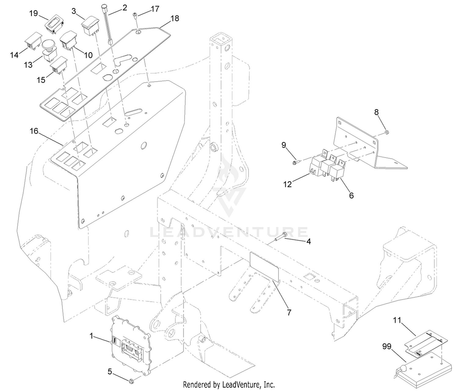 Module Control and Relay Assembly