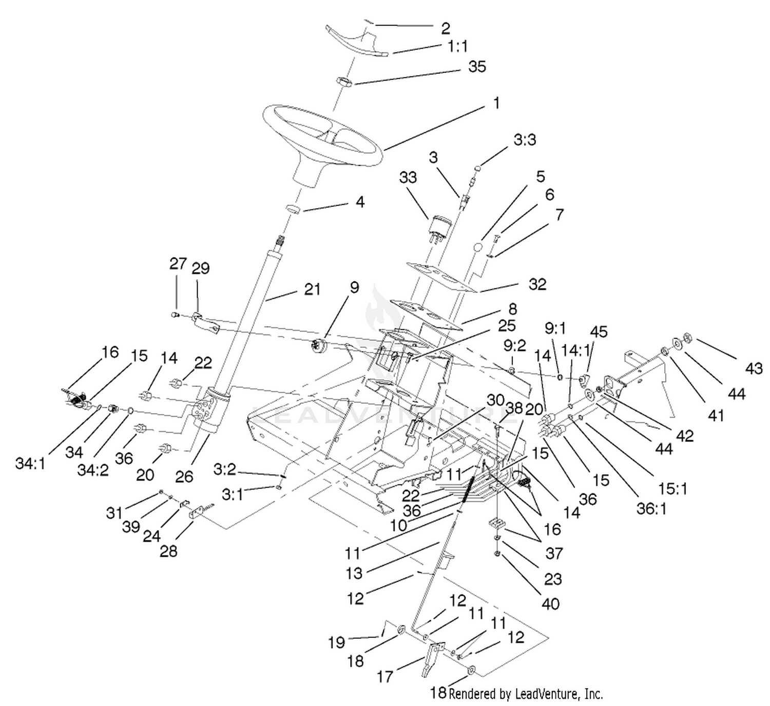 Steering Tower Assembly