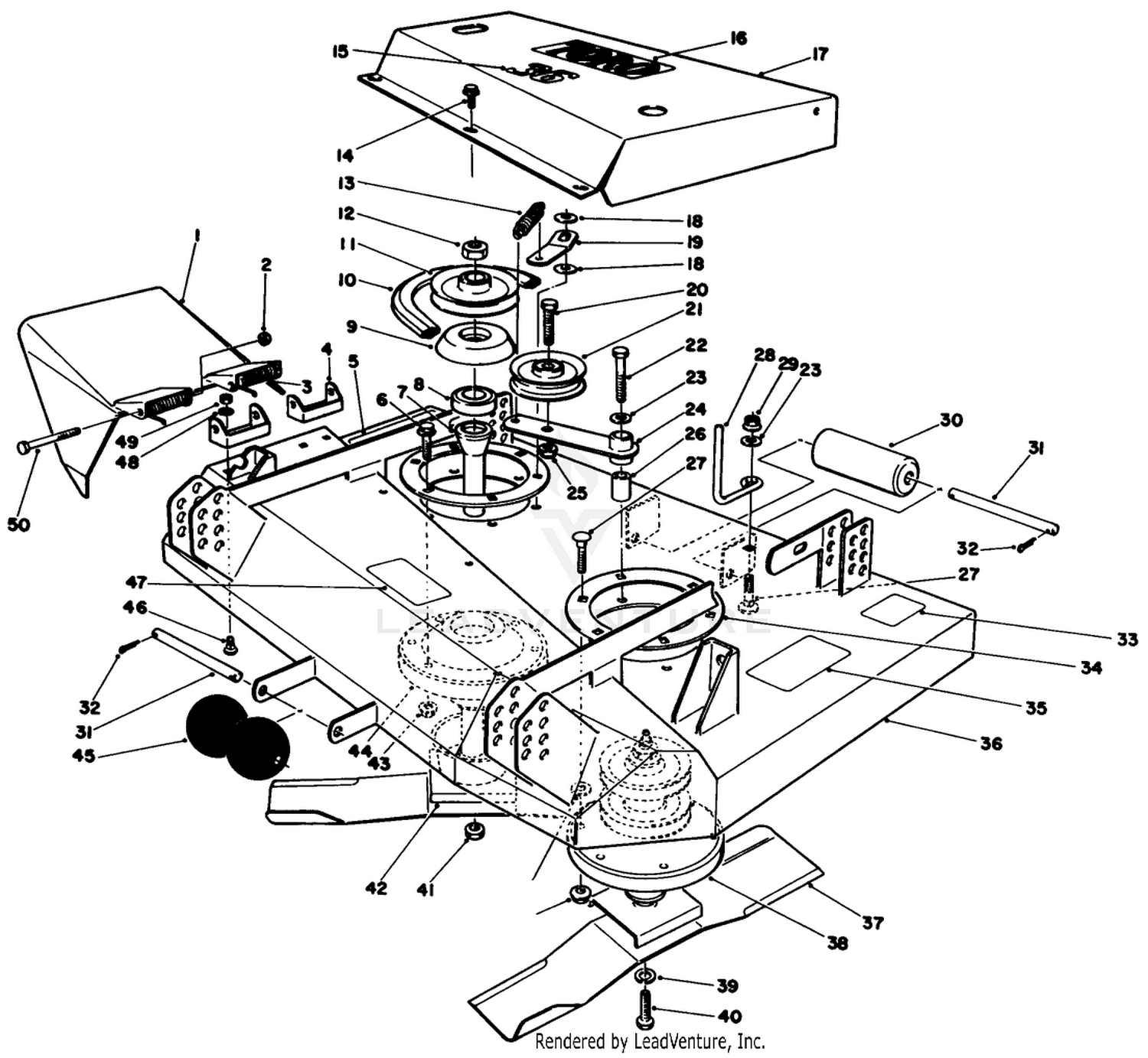 36" Cutting Deck Model No. 30136
