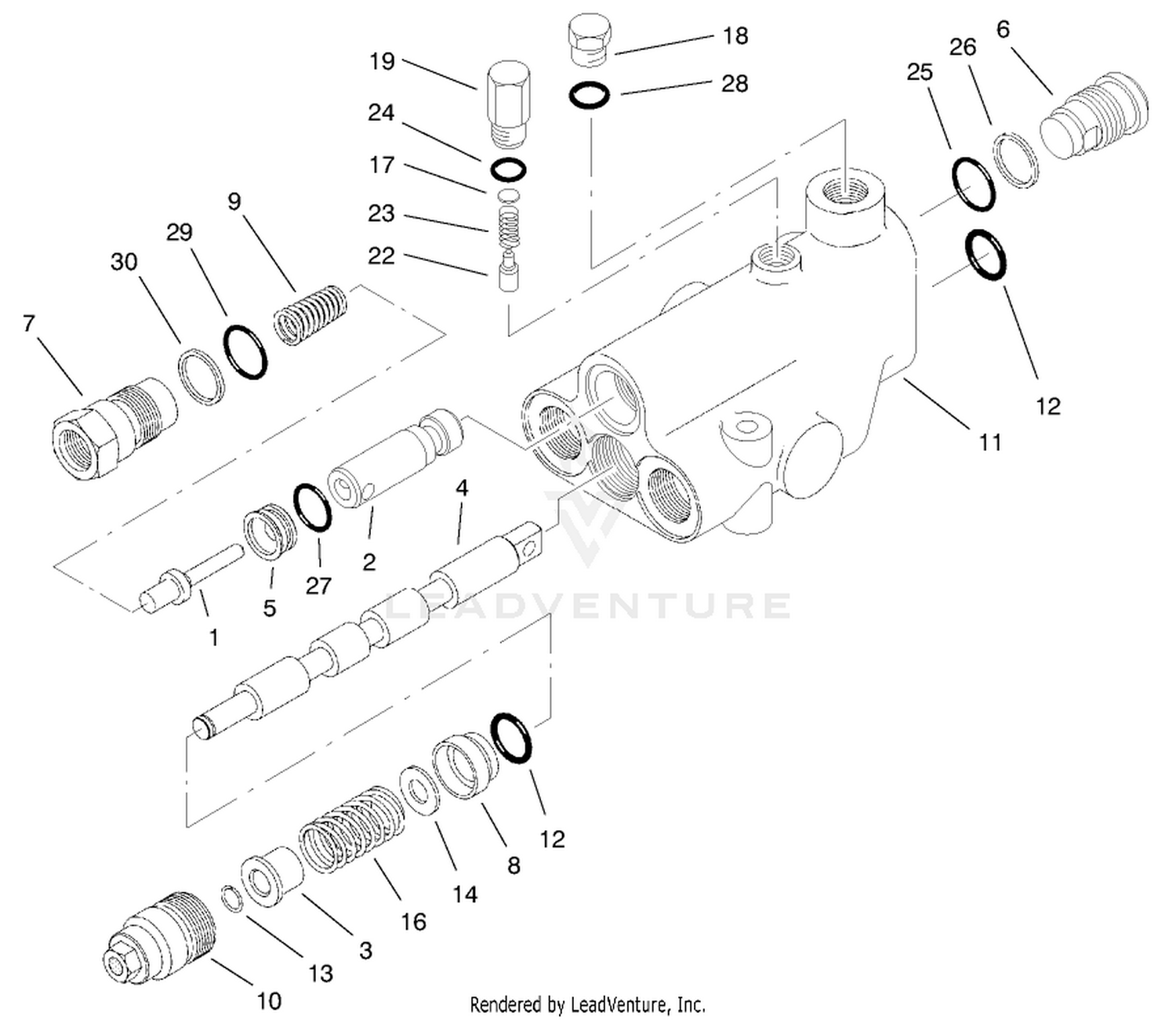 Control Valve Assembly No. 95-8689 (model No. 03200)