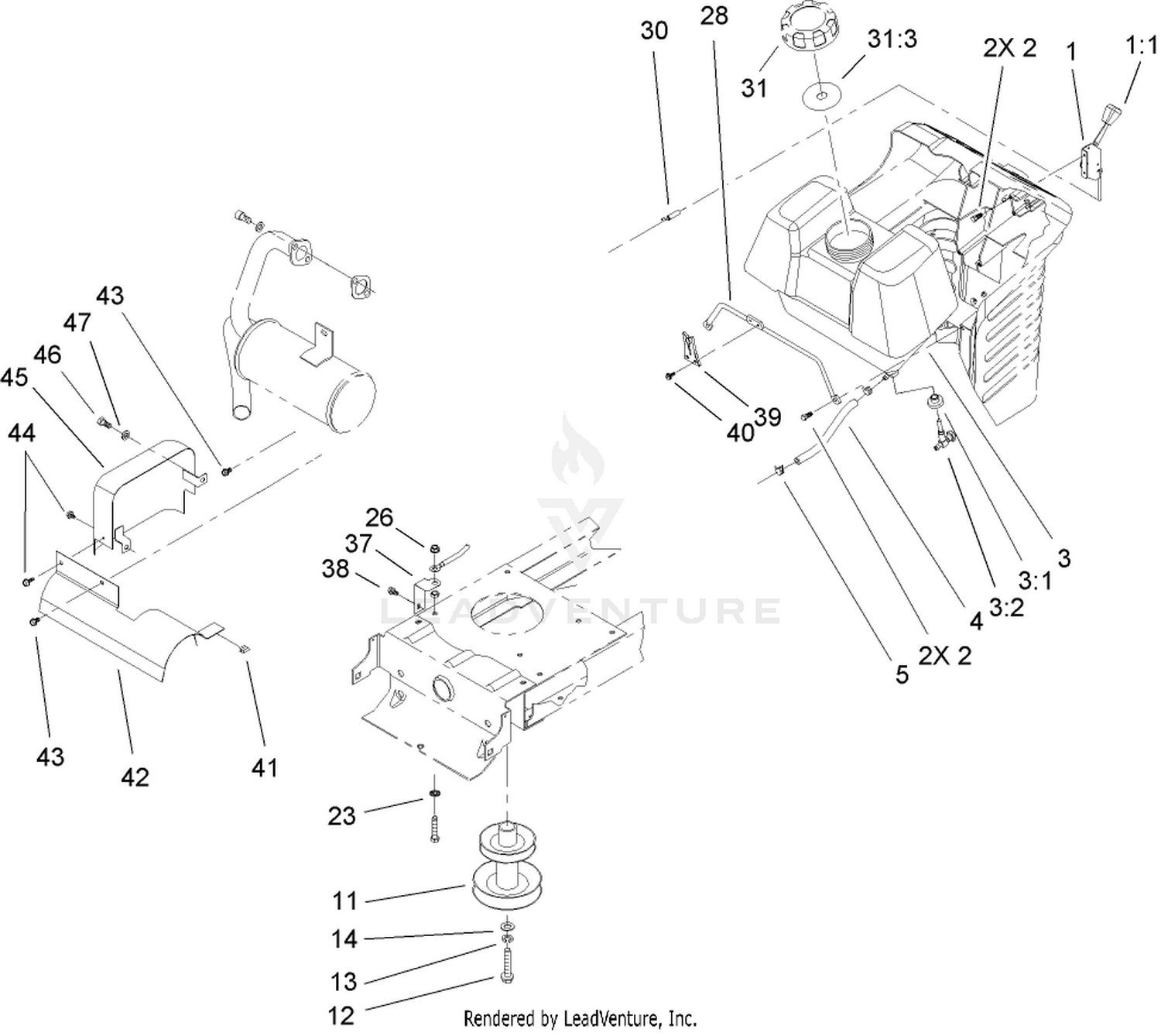 Engine System Component Assembly
