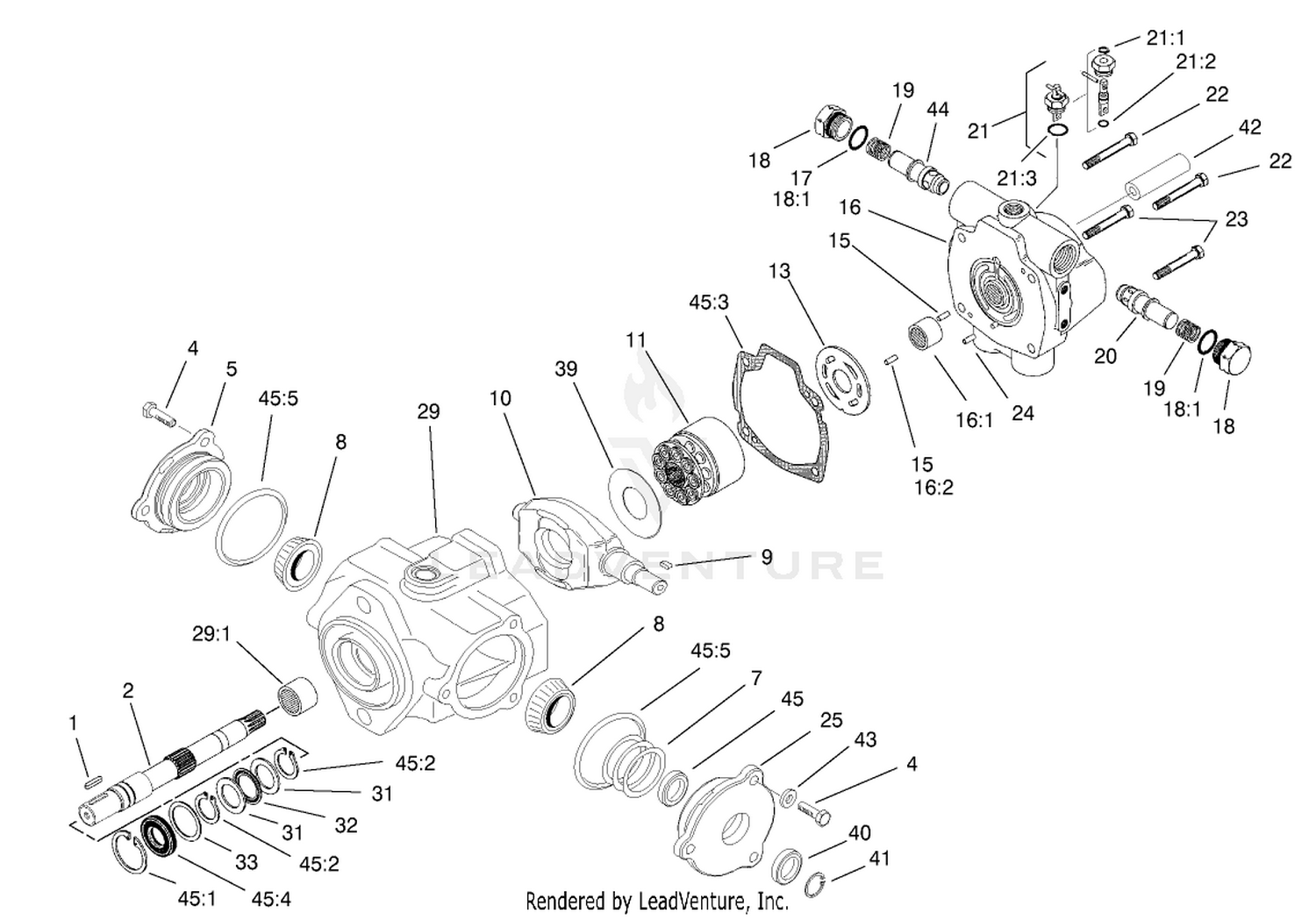 Piston Pump Assembly No. 104-4832