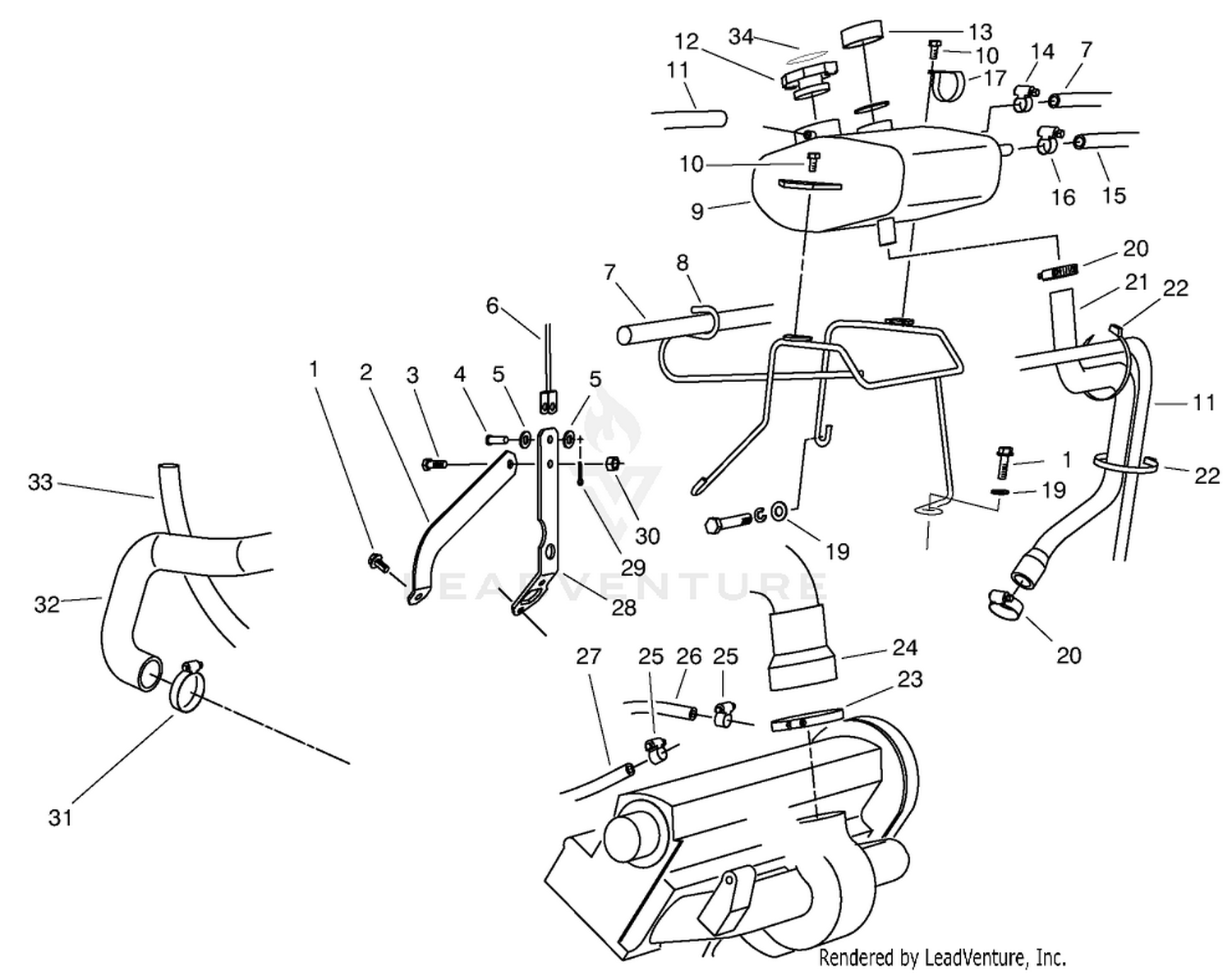 Engine Plumbing Assembly