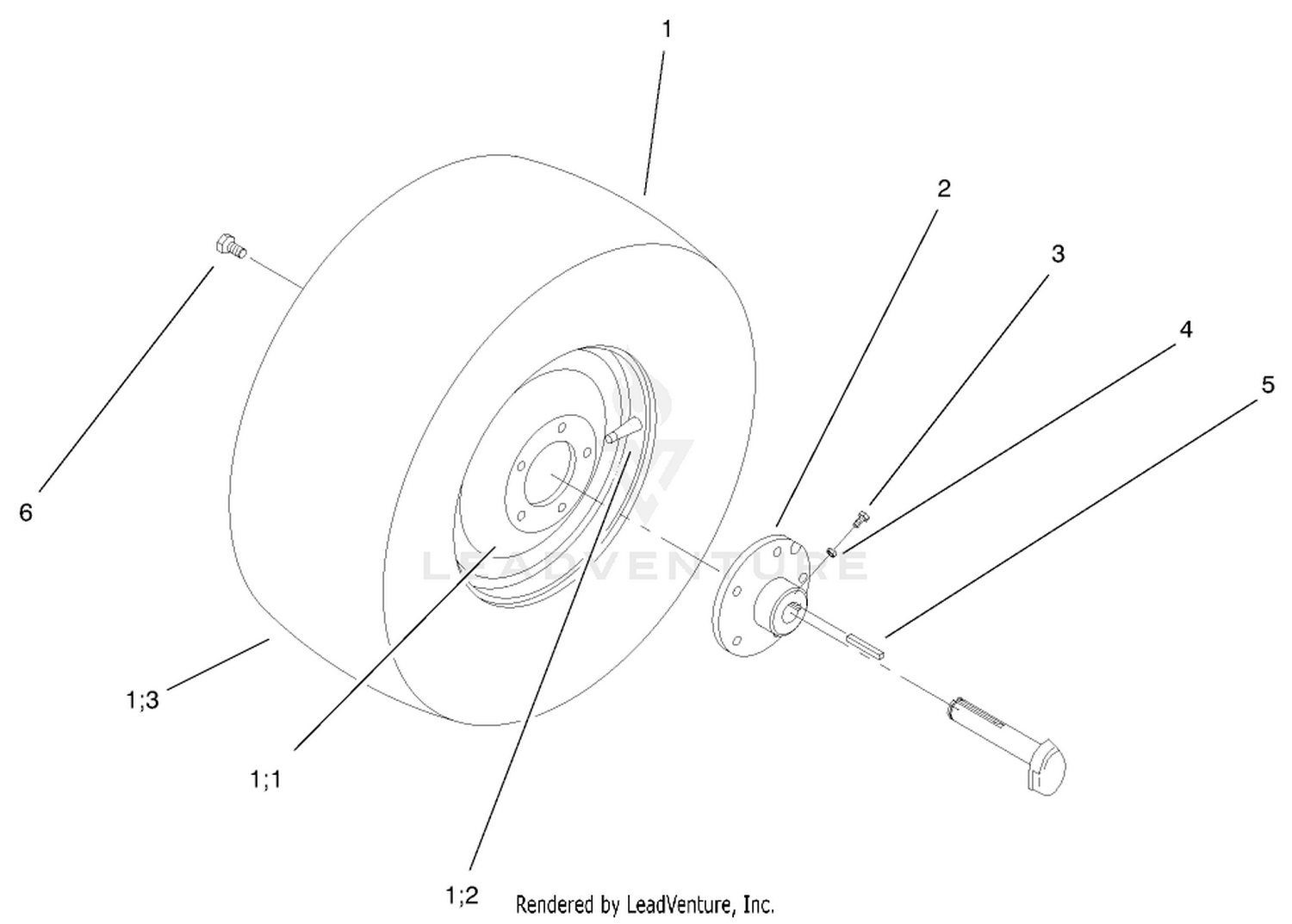 Rear Wheel Assembly
