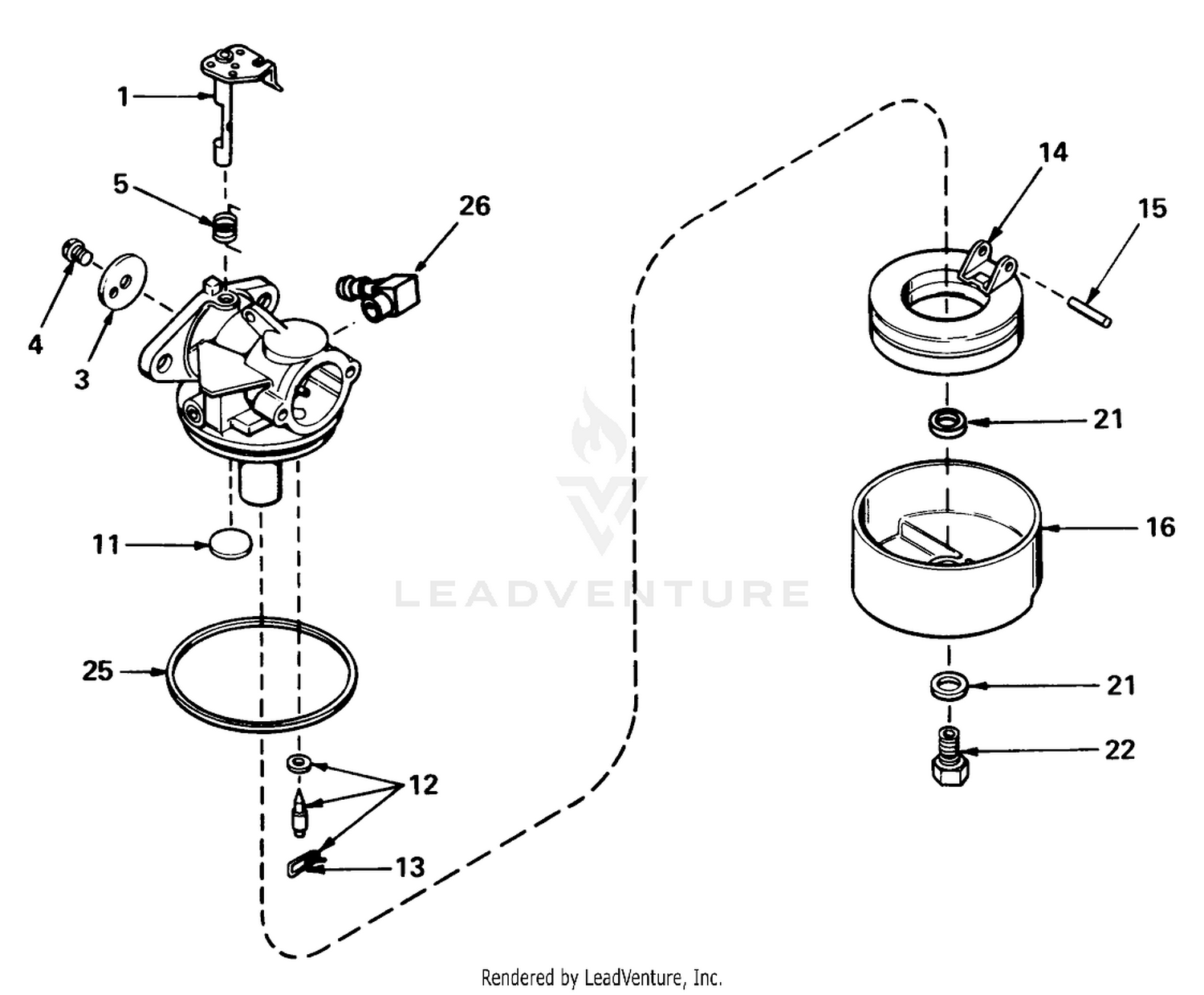 Carburetor No. 631831