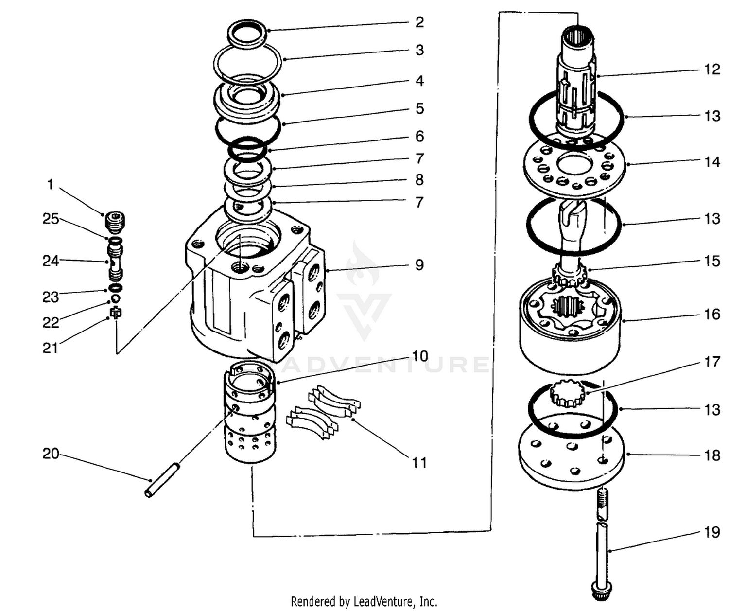 Power Steering Valve No. 92-9729