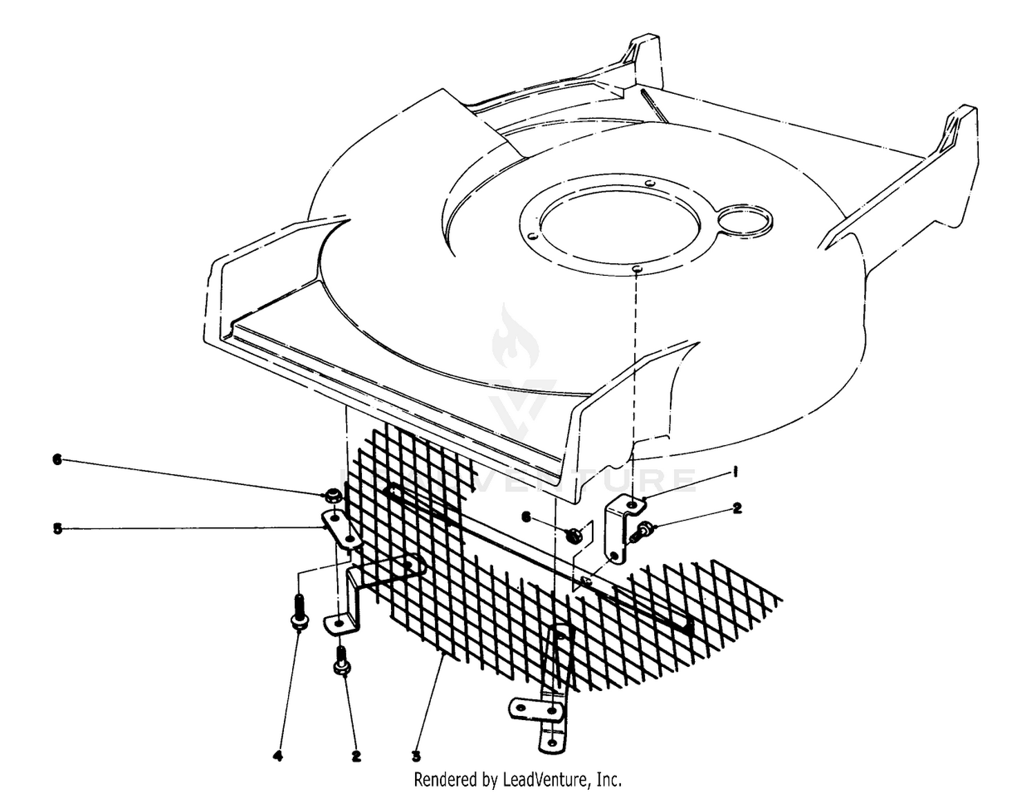 Leaf Shredder Kit No. 59105 (optional)