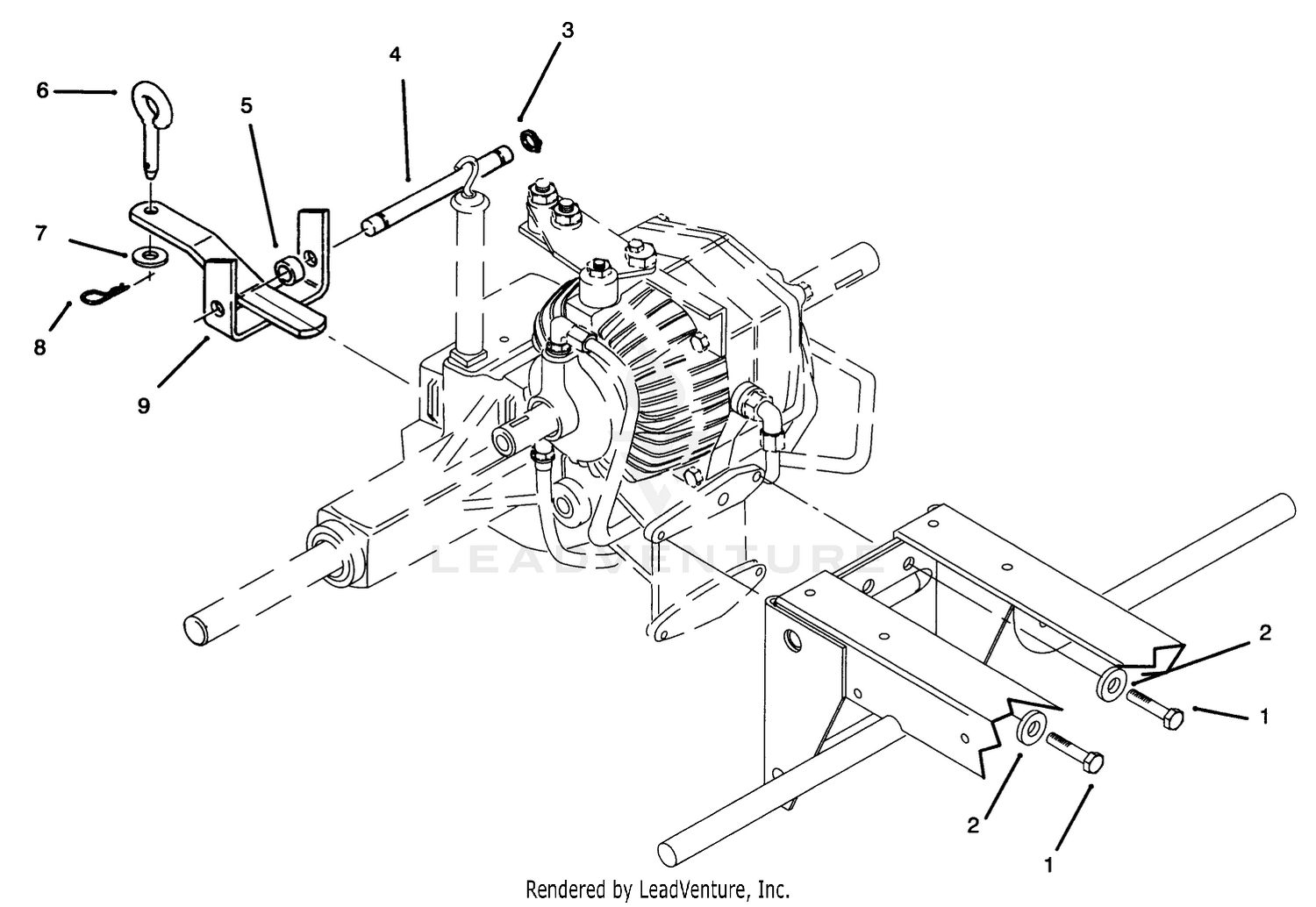 Rear Hitch Assembly