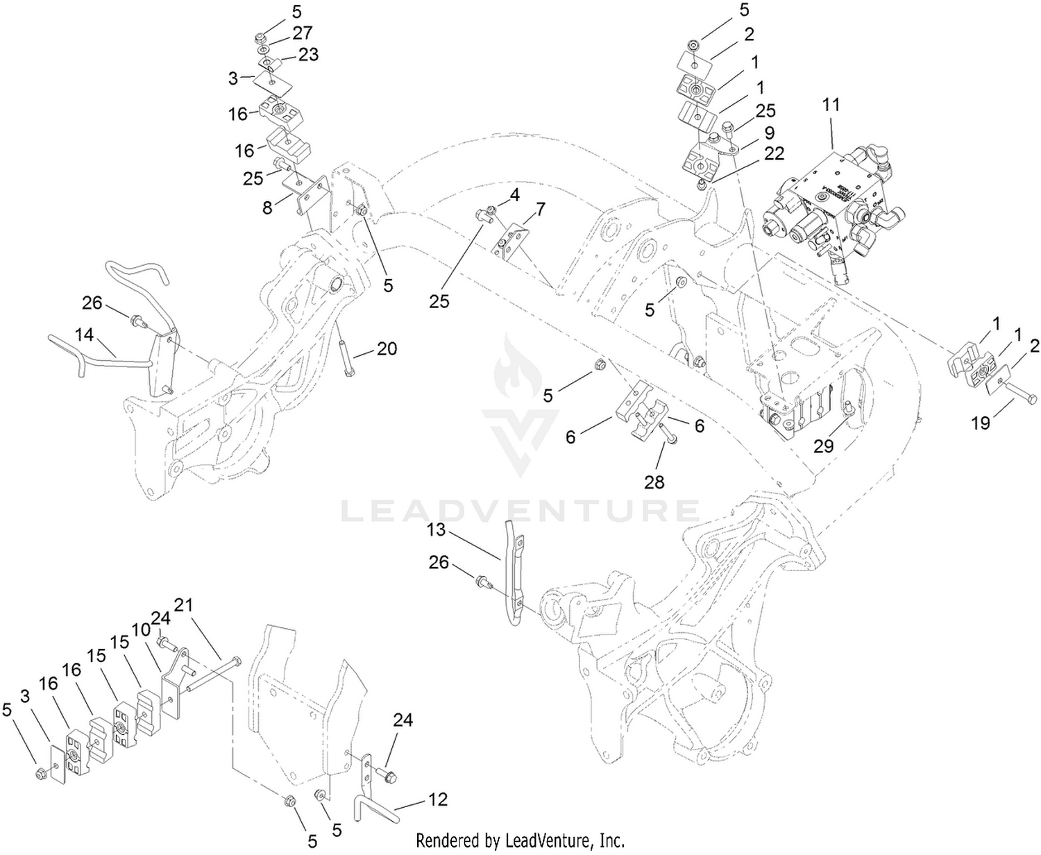 Hydraulic Mow Assembly