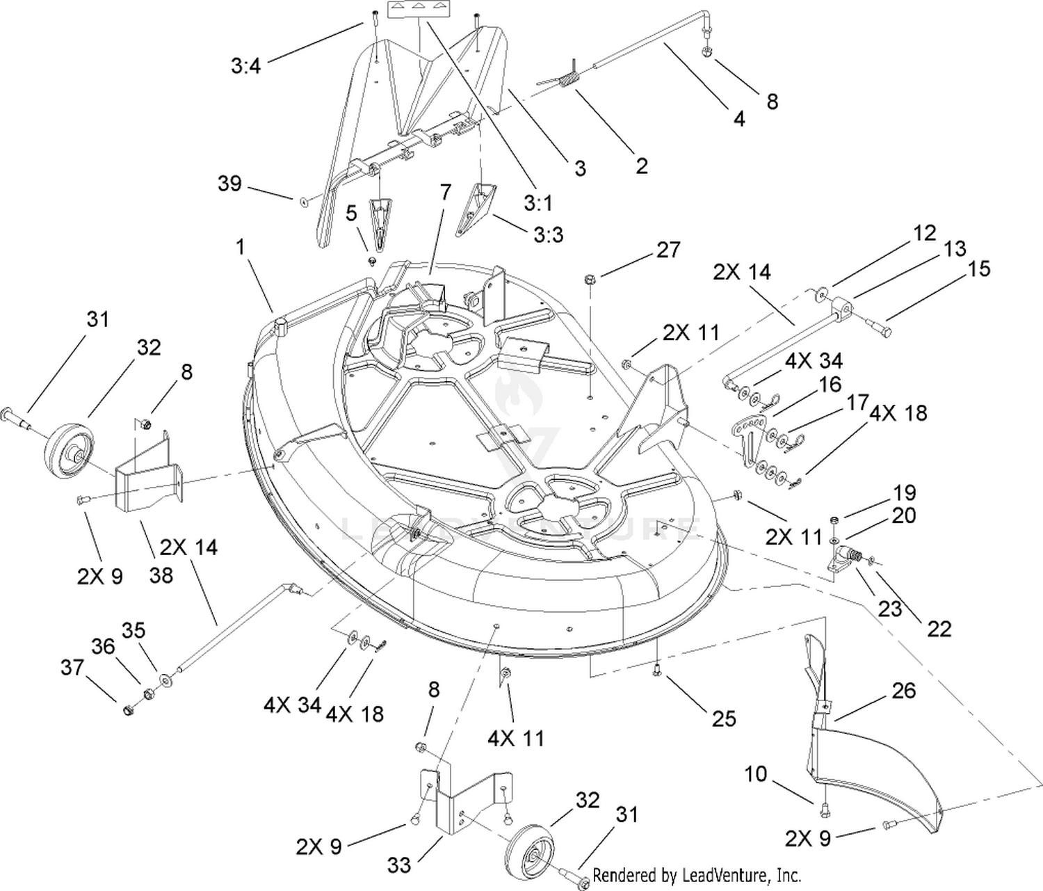 42in Deck Assembly