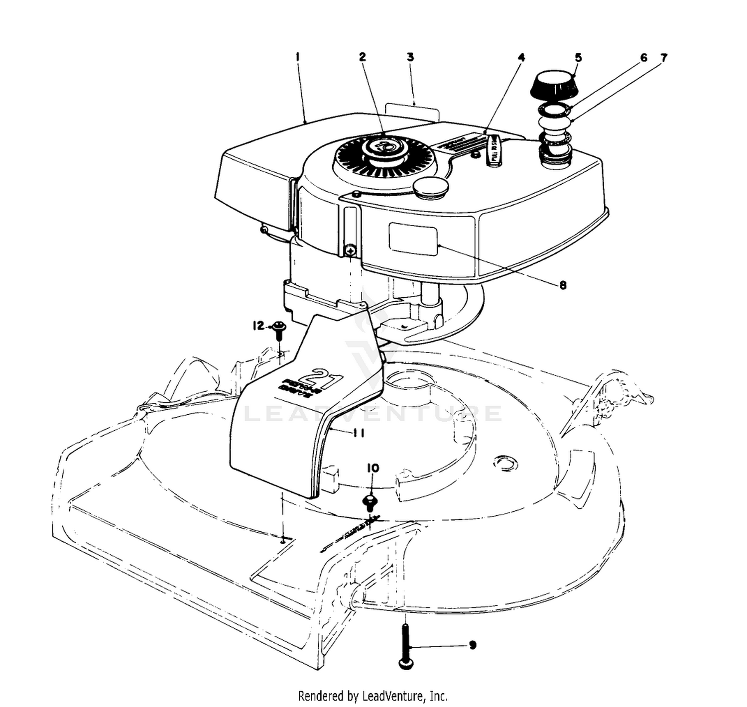 Engine Assembly Model No. 21658