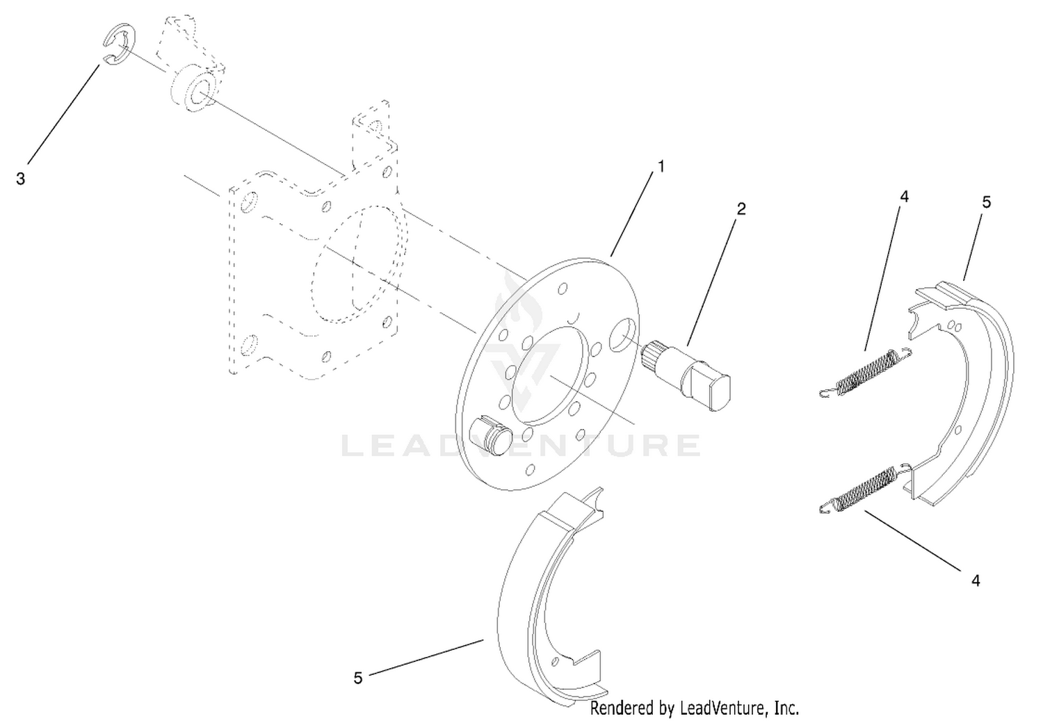 Brake Assembly No. 104-7705