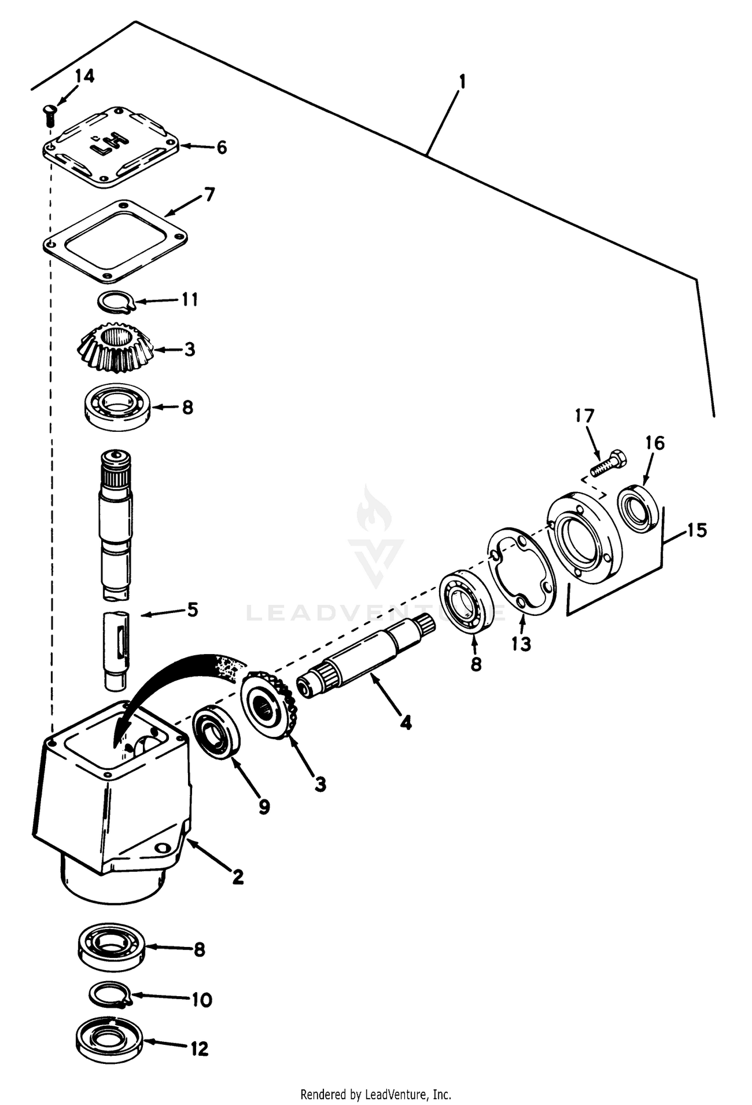 Grass Collection System Model No. 30751 (optional) (continued) Gear Box Assembly Model No. 4398-P91