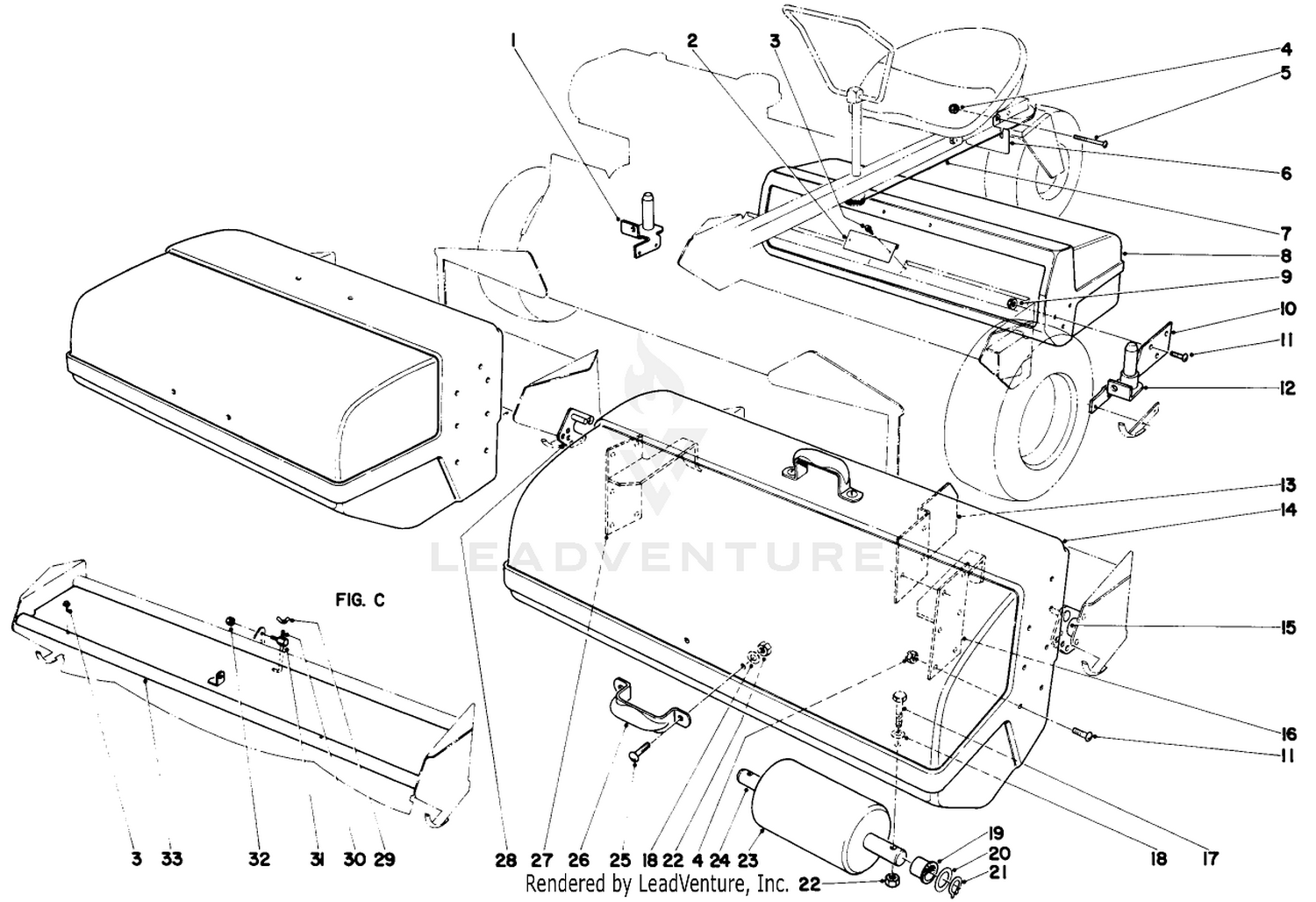 Grass Catcher Kit (optional) Part No. 4-7469