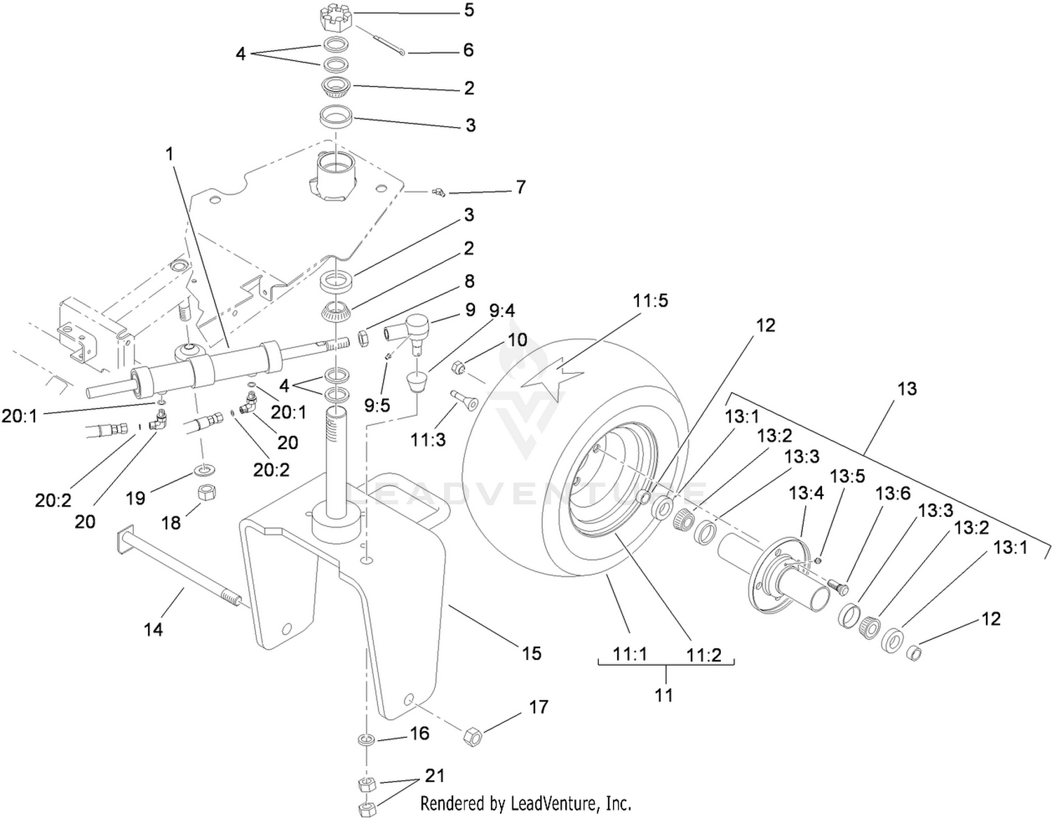 Rear Wheel Assembly