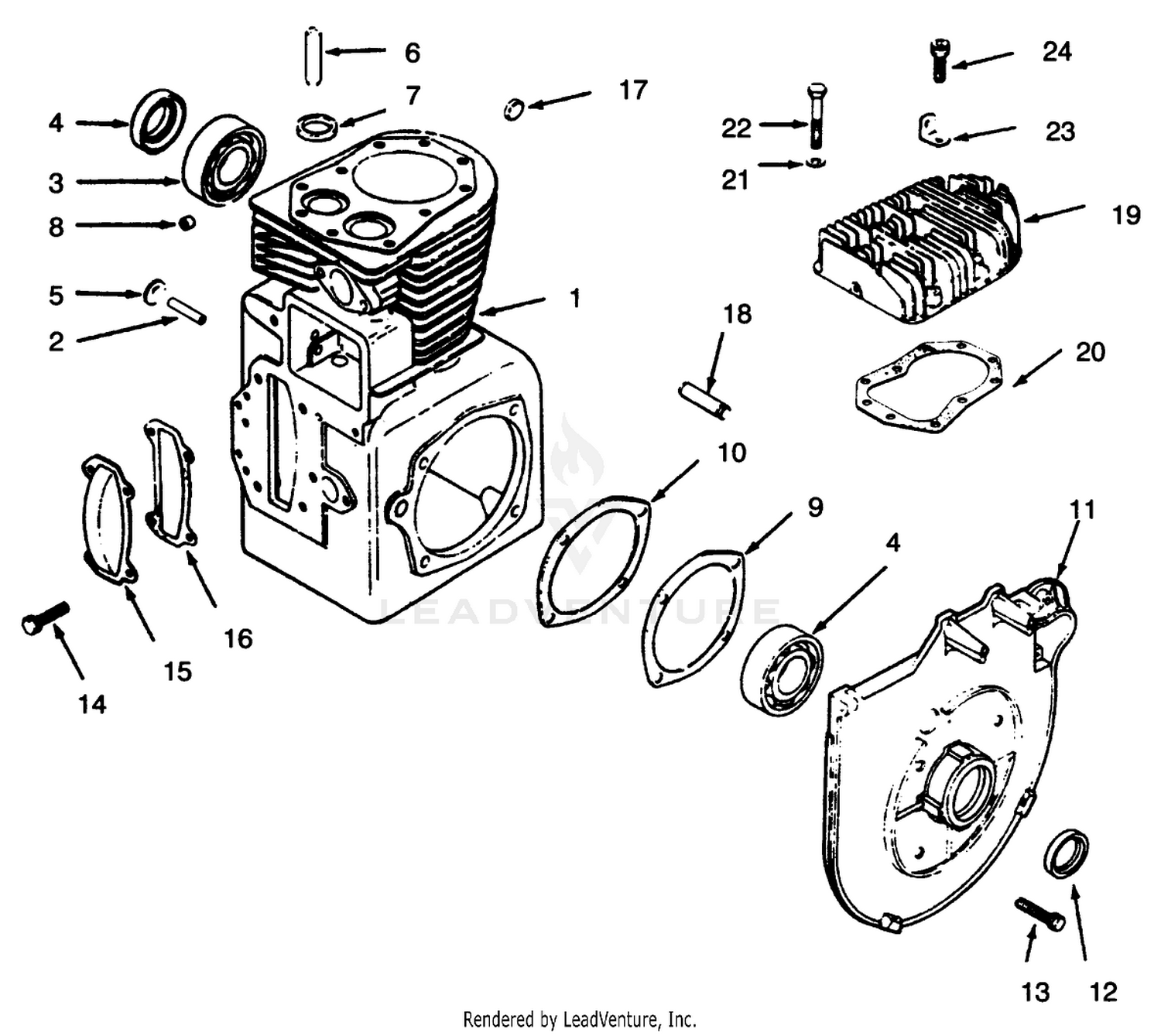 Crankcase And Cylinder Head