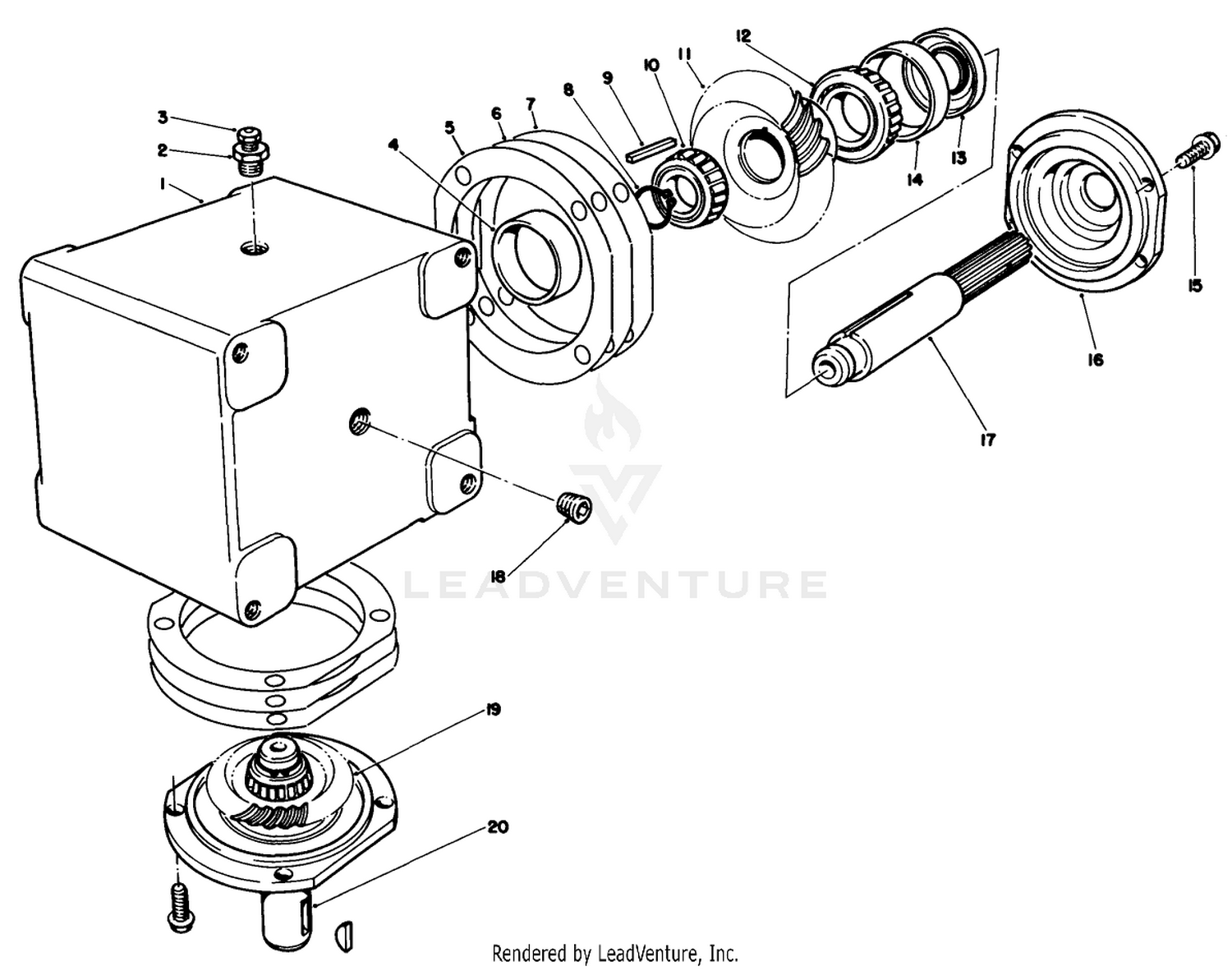 Gear Box Assembly No. 68-6810