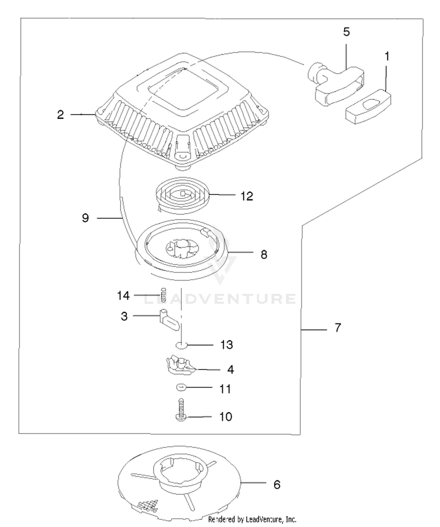 Recoil Starter Assembly